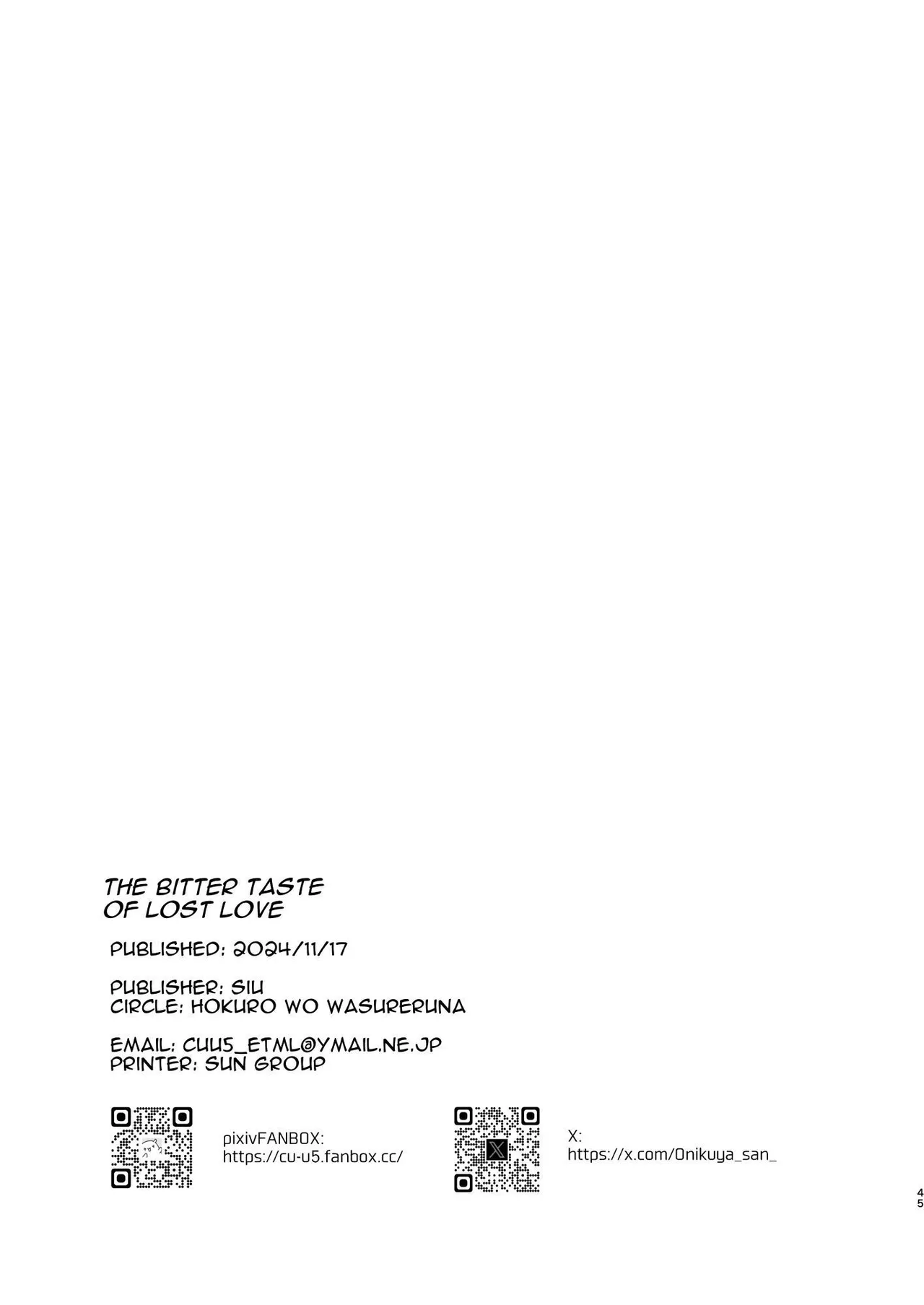 [Hokuro o Wasureruna. (siu)]Hatsukoi wa Nigai Seishun no Aji | The Bitter Taste Of Lost Love[English] [Darg777 Translations] [Digital] Page 46