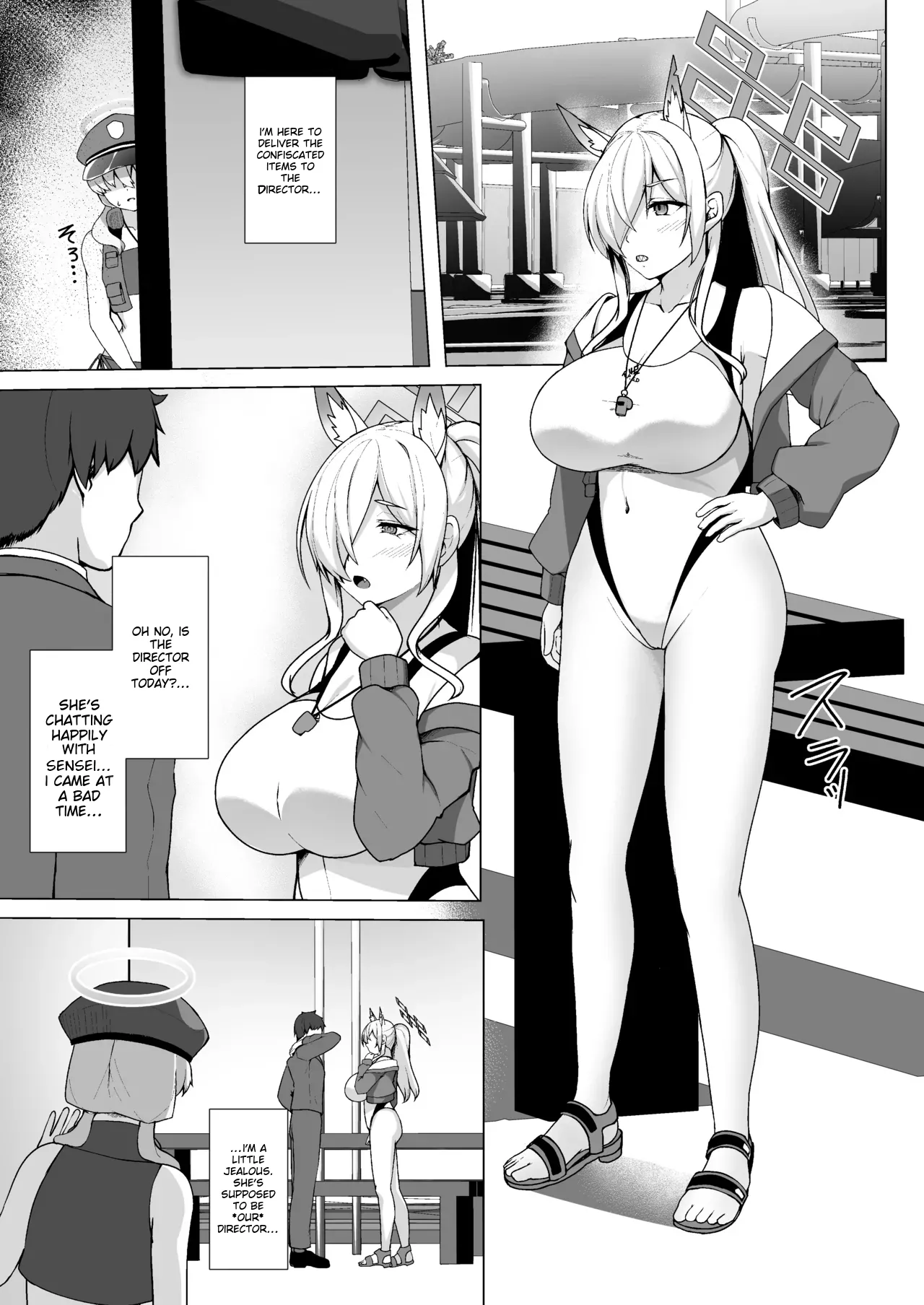 [Asanebou Crisis (Akaneman)]Kanna Kyokuchou wa Minna no Saimin Nikubenki | Director Kanna is Everyone's Hypnotized Plaything(Blue Archive) [English] [Digital] Page 4