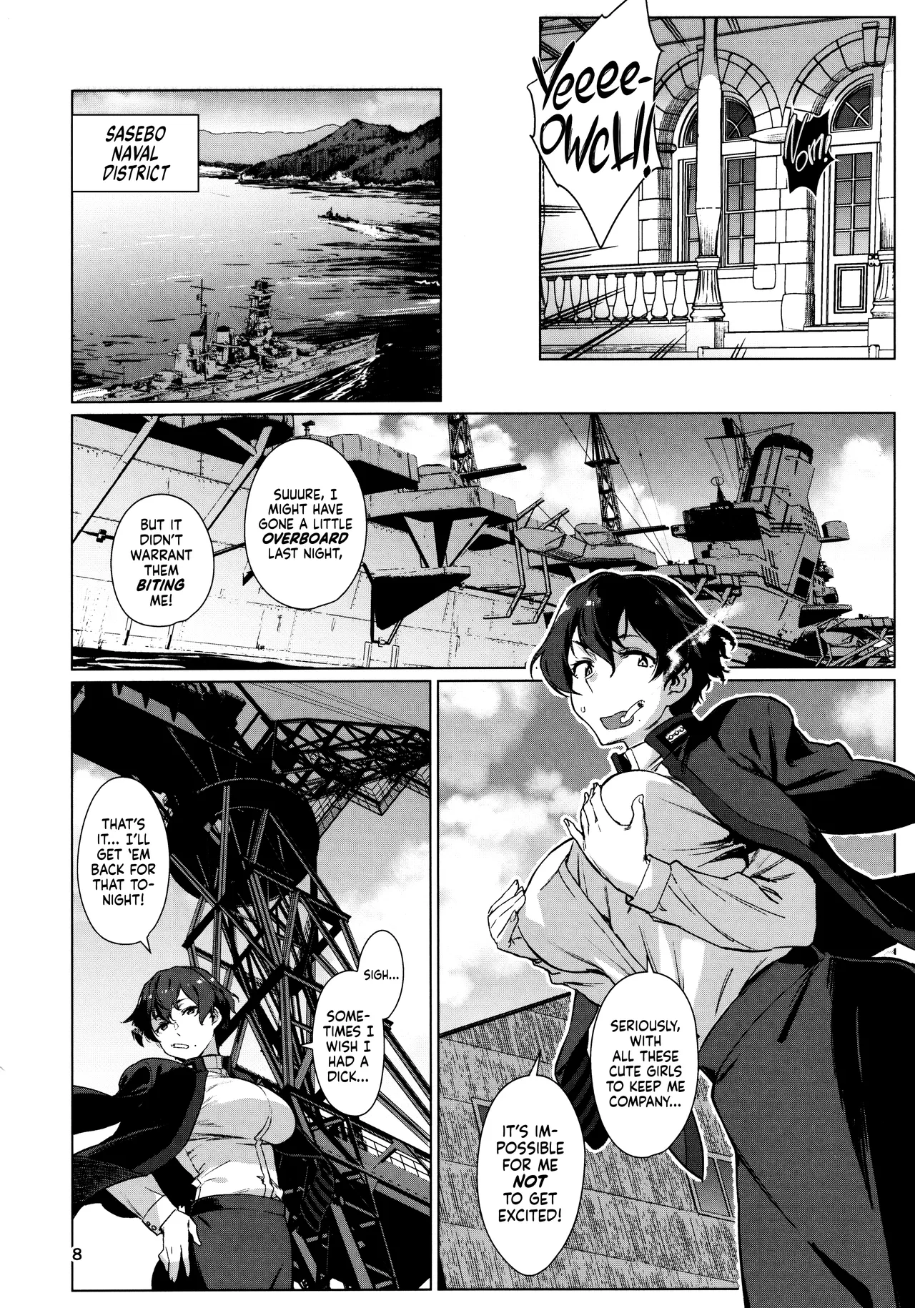 (C103) [Chotto Dake Aruyo. (Takemura Sesshu)]Okuyukashi 2 Sasebo. Oominato Hen ー Okuyukashi 2: Sasebo/Oominato Arc(Kantai Collection -KanColle-) [English] [head empty] Page 8