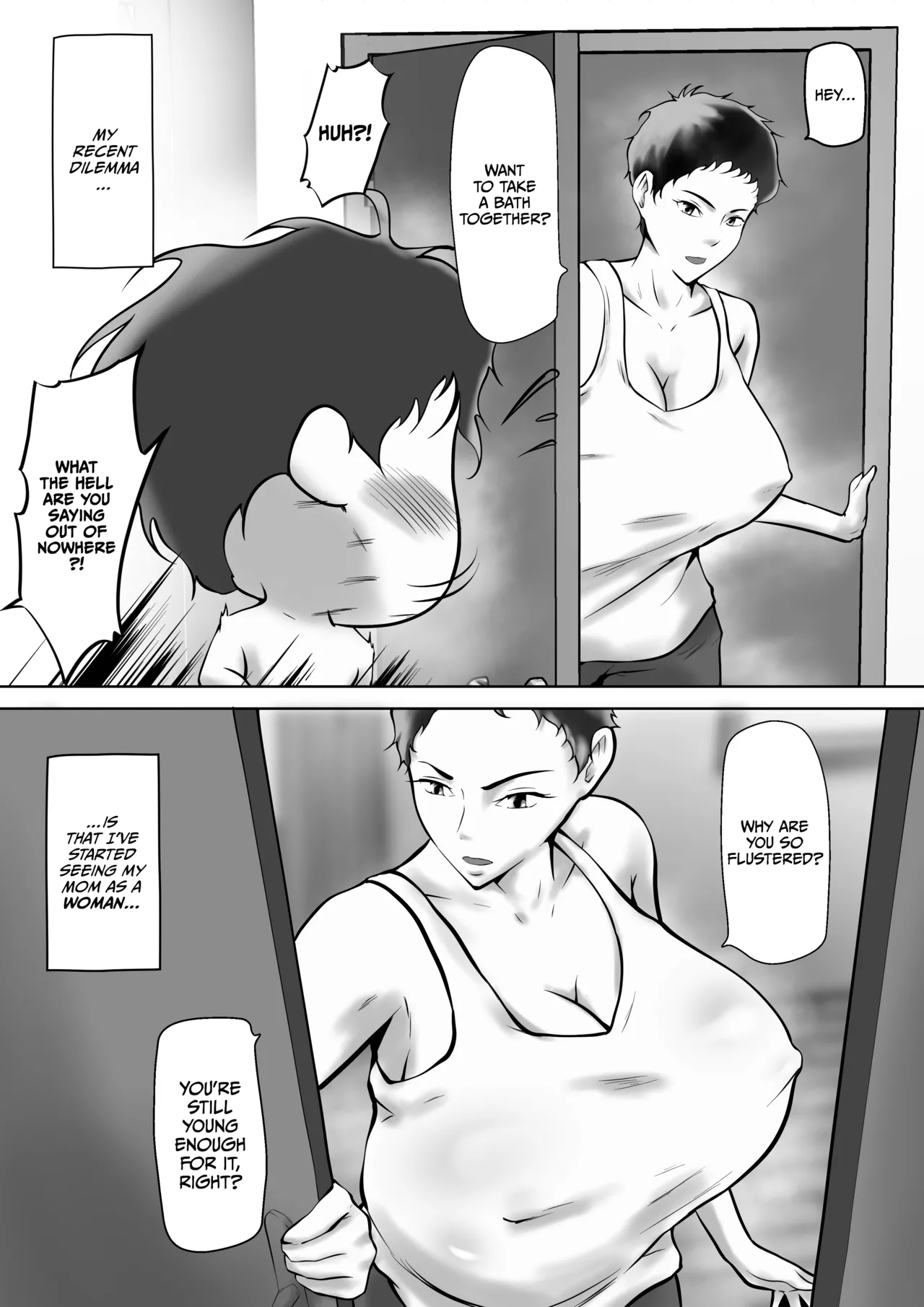 [Pentacle (Shimipan)]Haha no Yuuwaku | Mother's Seduction[English] Page 4