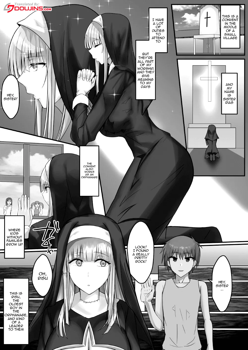 [Tamanohousa]Kinpatsu Seiso Sister, Ochiru | The Blonde Pure Sister Falls[English] {Doujins.com} Page 2