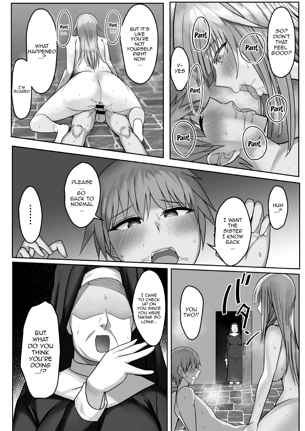 [Tamanohousa]Kinpatsu Seiso Sister, Ochiru | The Blonde Pure Sister Falls[English] {Doujins.com} Page 42