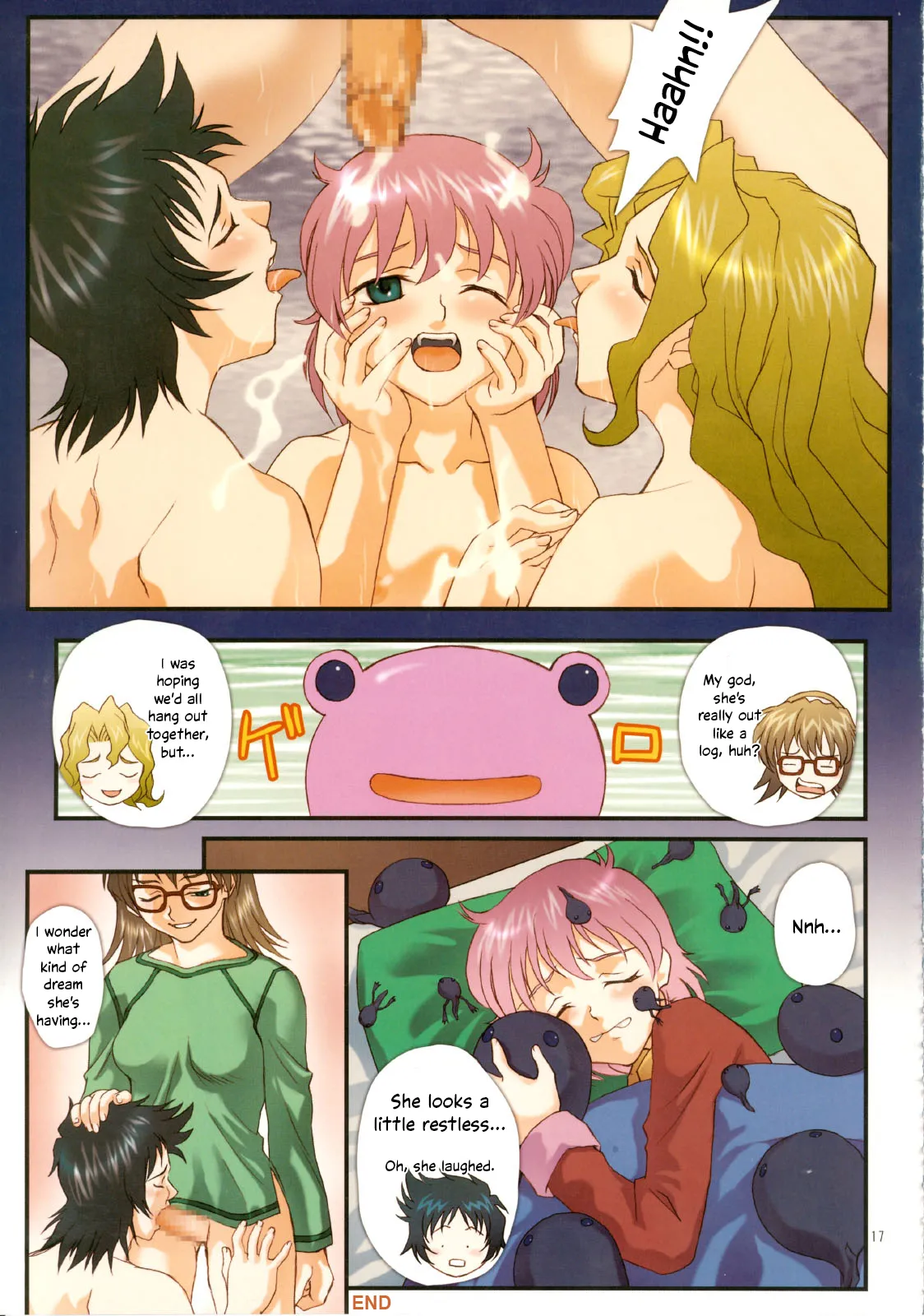 (C65) [Shiitake (Zukiki, Mugi, Setsuna)]Pink Frog(R.O.D THE TV) [English] [EHCOVE] Page 17