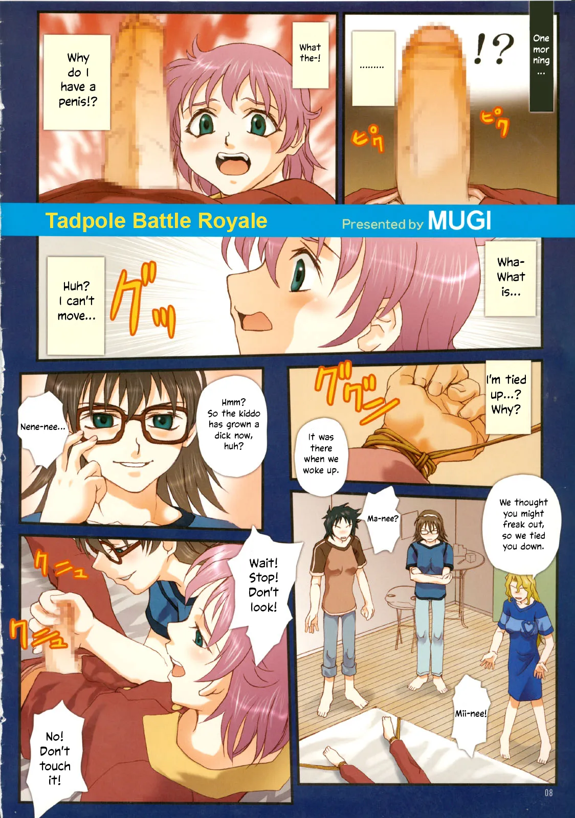 (C65) [Shiitake (Zukiki, Mugi, Setsuna)]Pink Frog(R.O.D THE TV) [English] [EHCOVE] Page 8