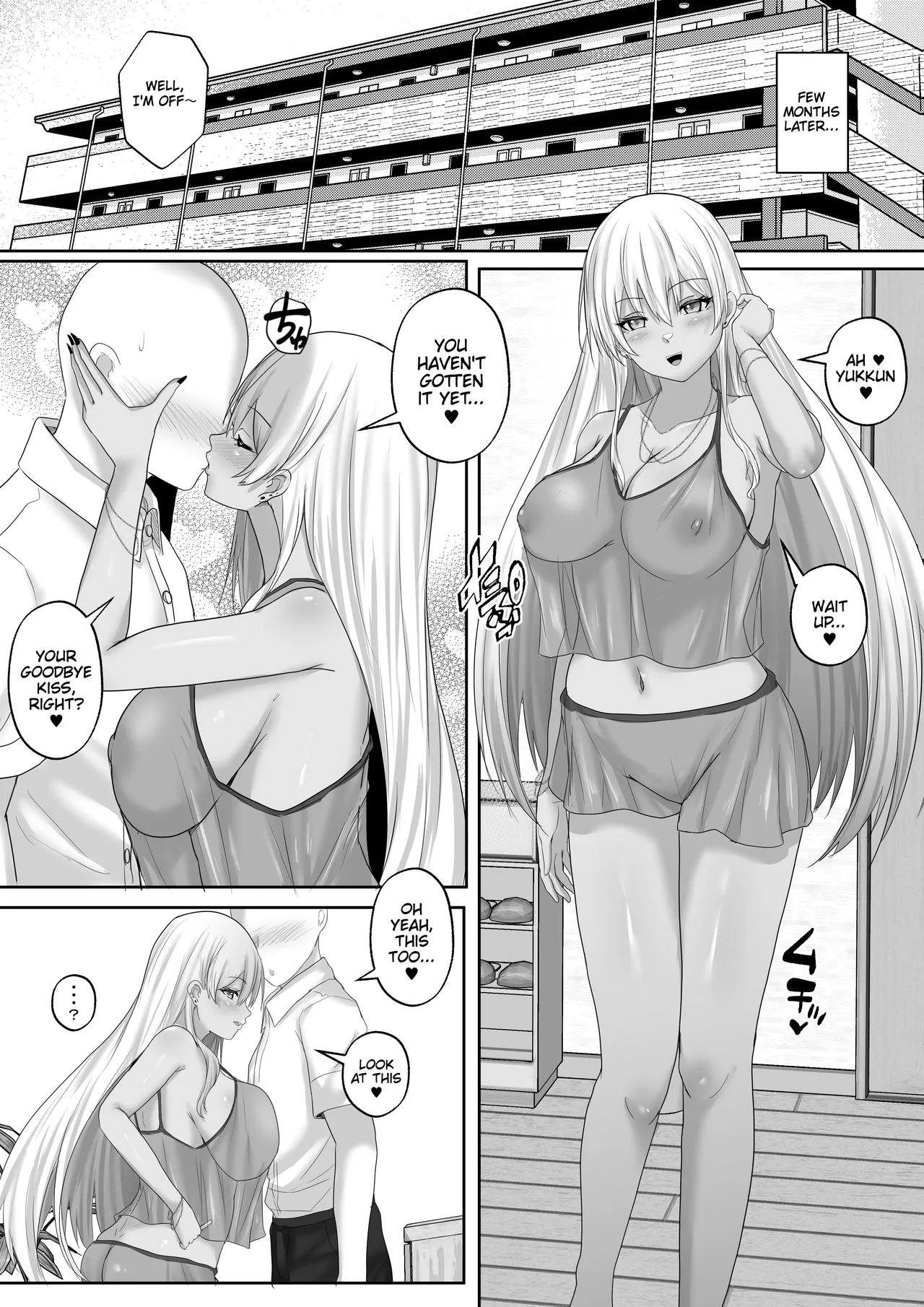 [Hakutoutei (rikazu)]Kasshoku Gal ga Ore no Iyashi Natsu no Umi de Kyonyuu na Kanojo ga Tousen Shimashita. | This Tan-Skinned Gyaru is my Healing! 2: Living Together Everyday with my Overly Sexy Girlfriend! She Lets Me Cum All Over Her Tits For As Long As I Like!(C&C Scans) [English] Page 61