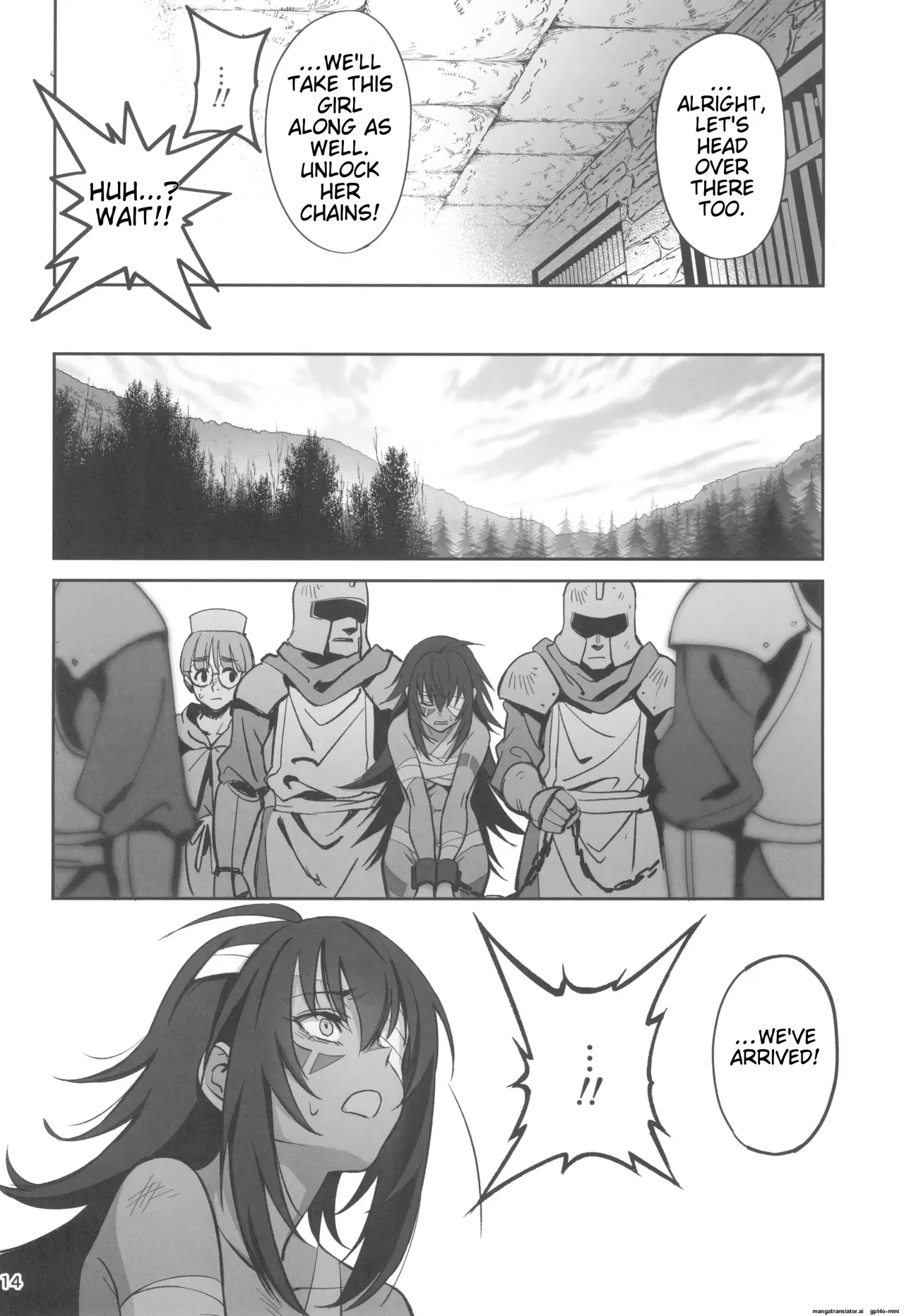 (C104) [Dokudami (Okita Ababa)]Mori o Mamoru Ookami Shoujo ga Inkou Shisai ni NTRreta Hanashi[MTL English] Page 14