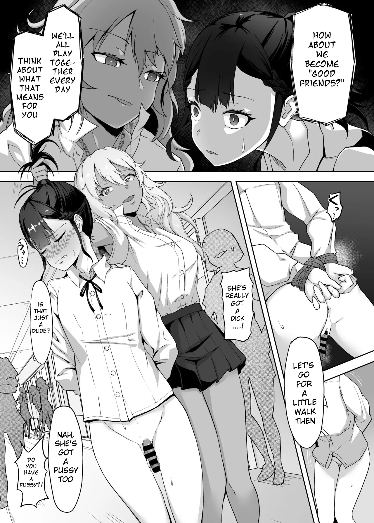 [Gotarou no All Night Fuck (Gotarou)]A Gyaru Who Bullies a Futanari High School Girl[English] Page 13