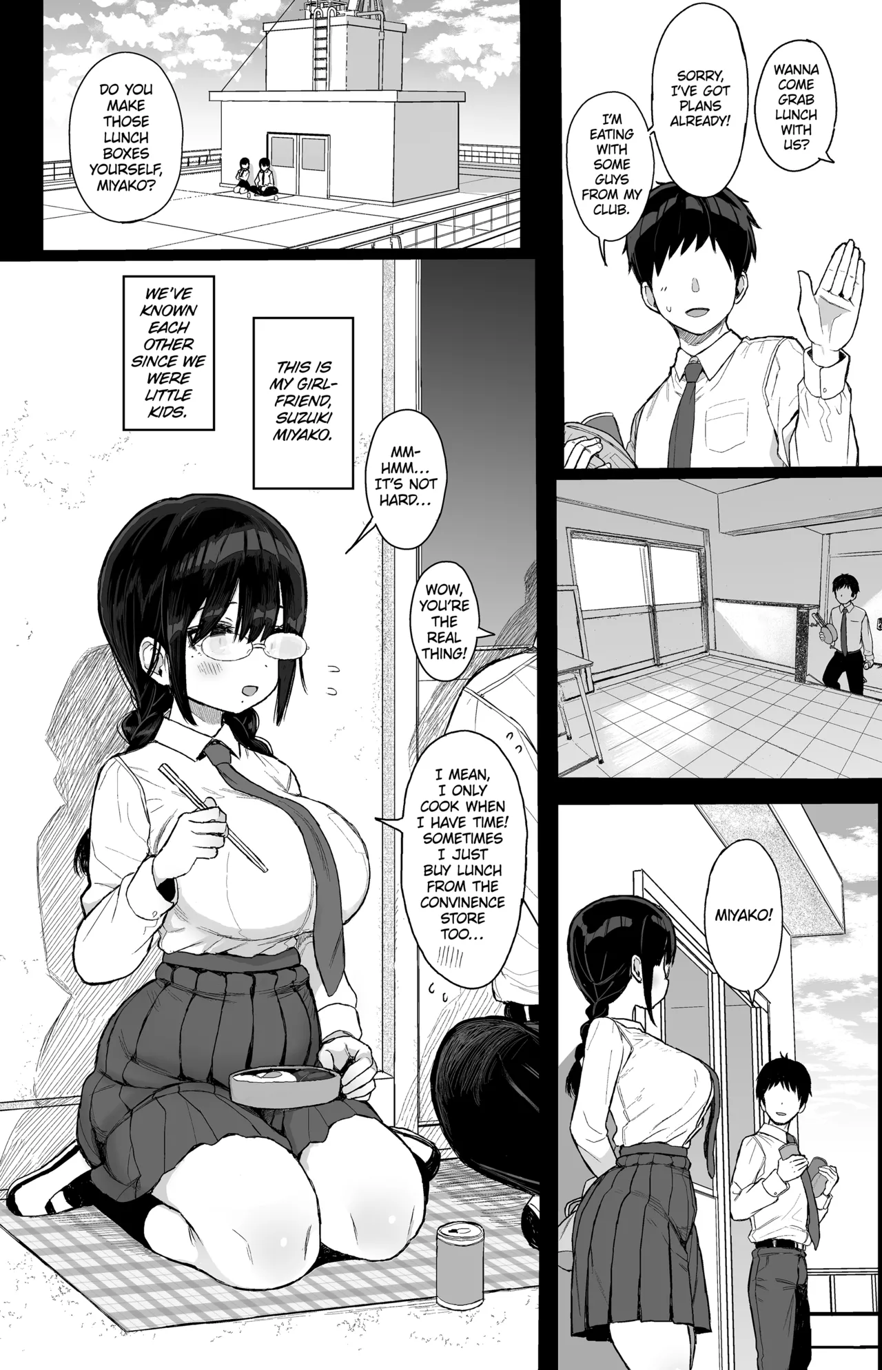 [micro page (Kuromotokun)]Hikaeme Kanojo wa Kobamenai | The Mild-Mannered Girlfriend Who Can't Resist + Omake[English] [The Unseelie Court] [Decensored] [Digital] Page 4