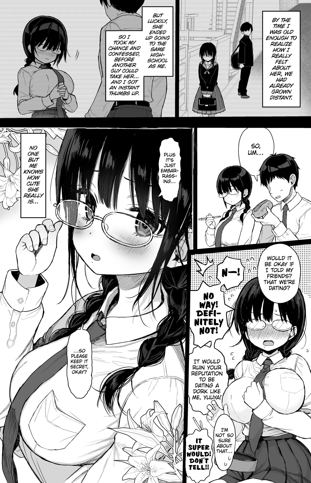 [micro page (Kuromotokun)]Hikaeme Kanojo wa Kobamenai | The Mild-Mannered Girlfriend Who Can't Resist + Omake[English] [The Unseelie Court] [Decensored] [Digital] Page 5