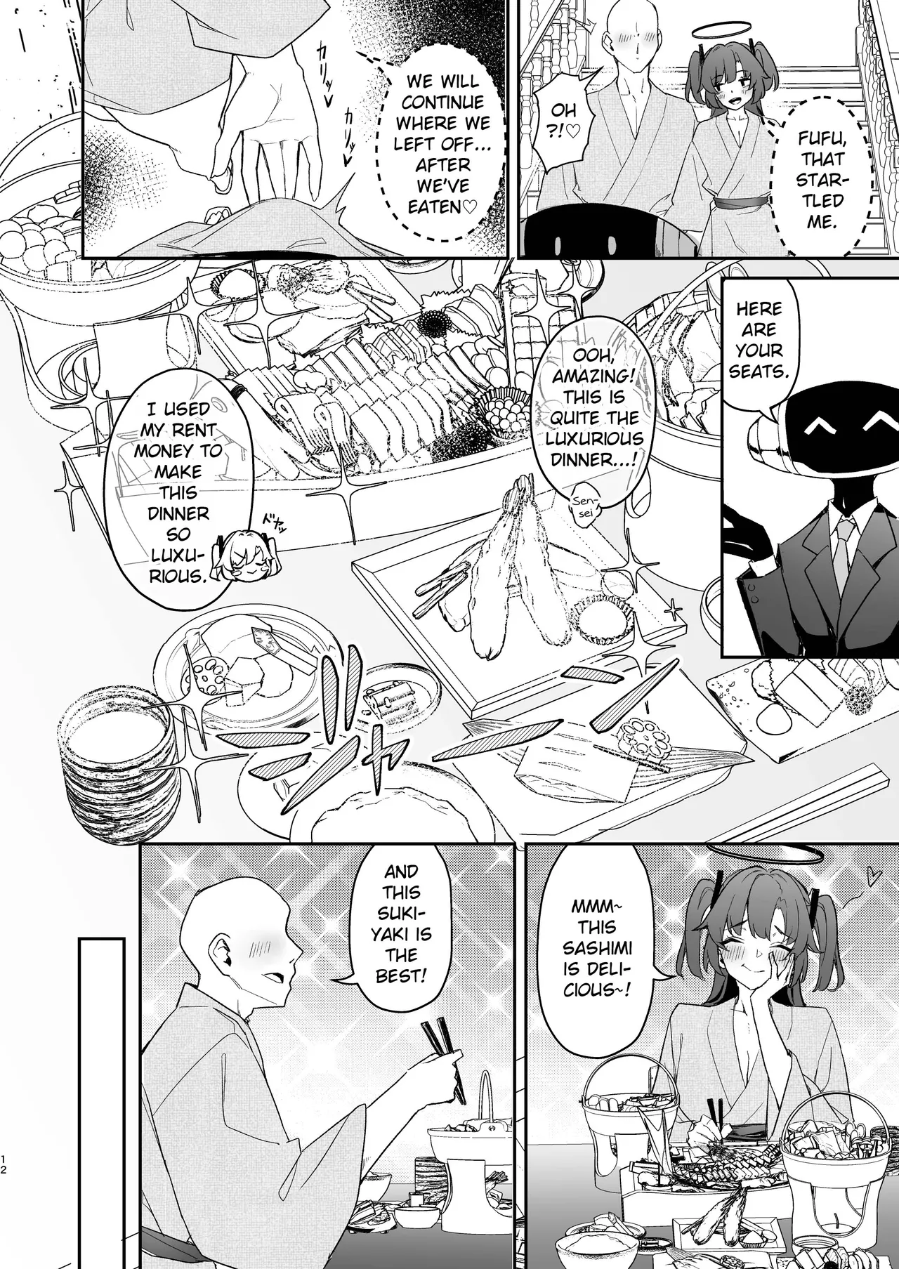 [Hoyhoy Colo]Seminar Kaikei wa Ecchi ga Shitai. Onsen Hen Kouhen - The accountant at seminar wants to have sex. Hot Springs Arc Part 2(Blue Archive) [English] [Hitode Scans] Page 11