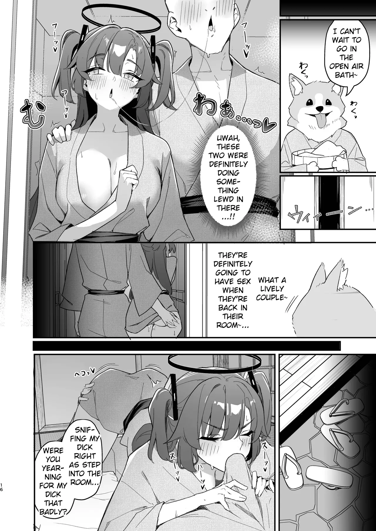 [Hoyhoy Colo]Seminar Kaikei wa Ecchi ga Shitai. Onsen Hen Kouhen - The accountant at seminar wants to have sex. Hot Springs Arc Part 2(Blue Archive) [English] [Hitode Scans] Page 15