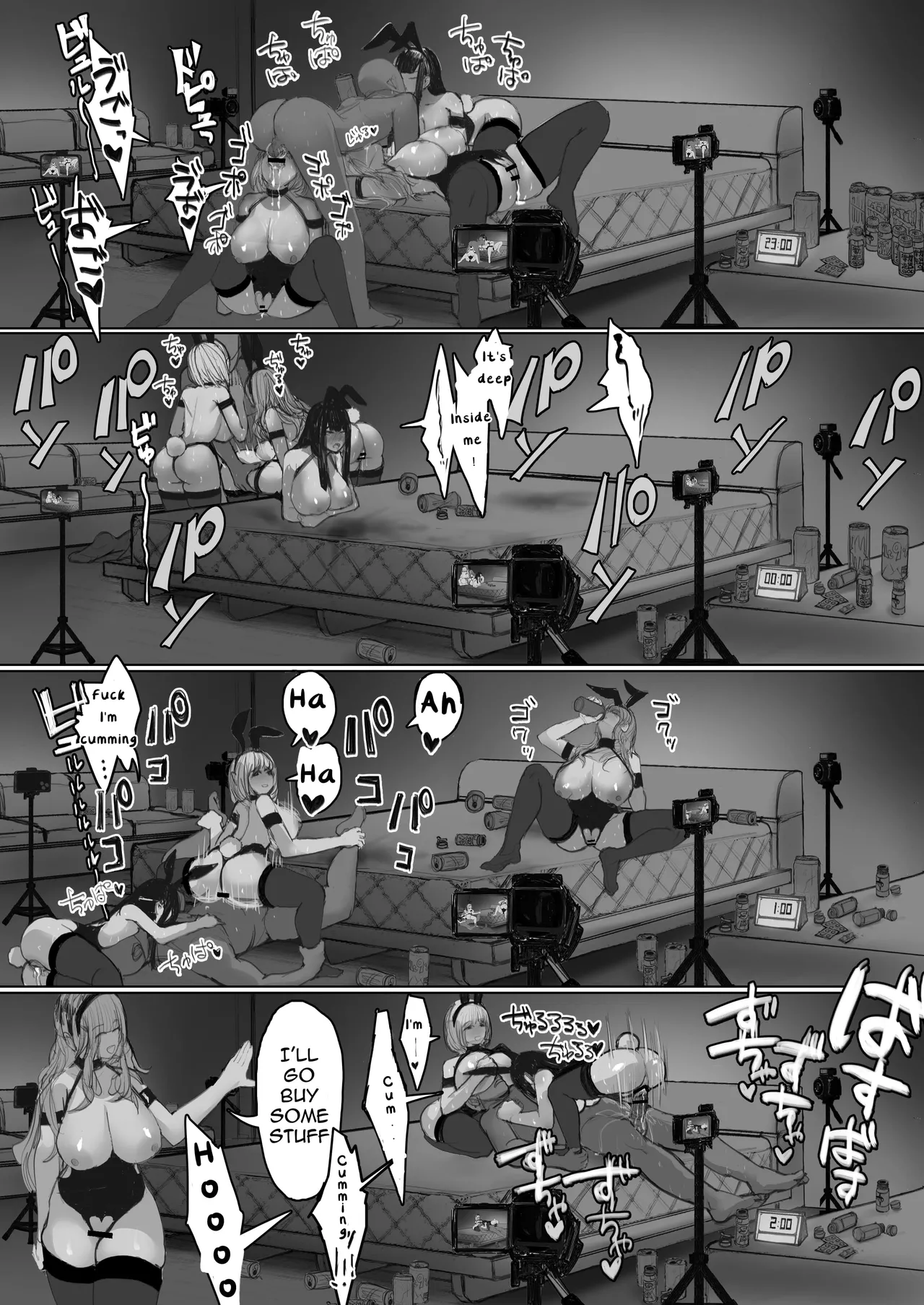 [E Tsuchiya (TUCCIAO)]Shakkin Gal 3-nin ga Doujin AV Satsuei shita Kekka | 3 Debt-Ridden Gyaru Shoot Home-Made Porn[English] Page 41