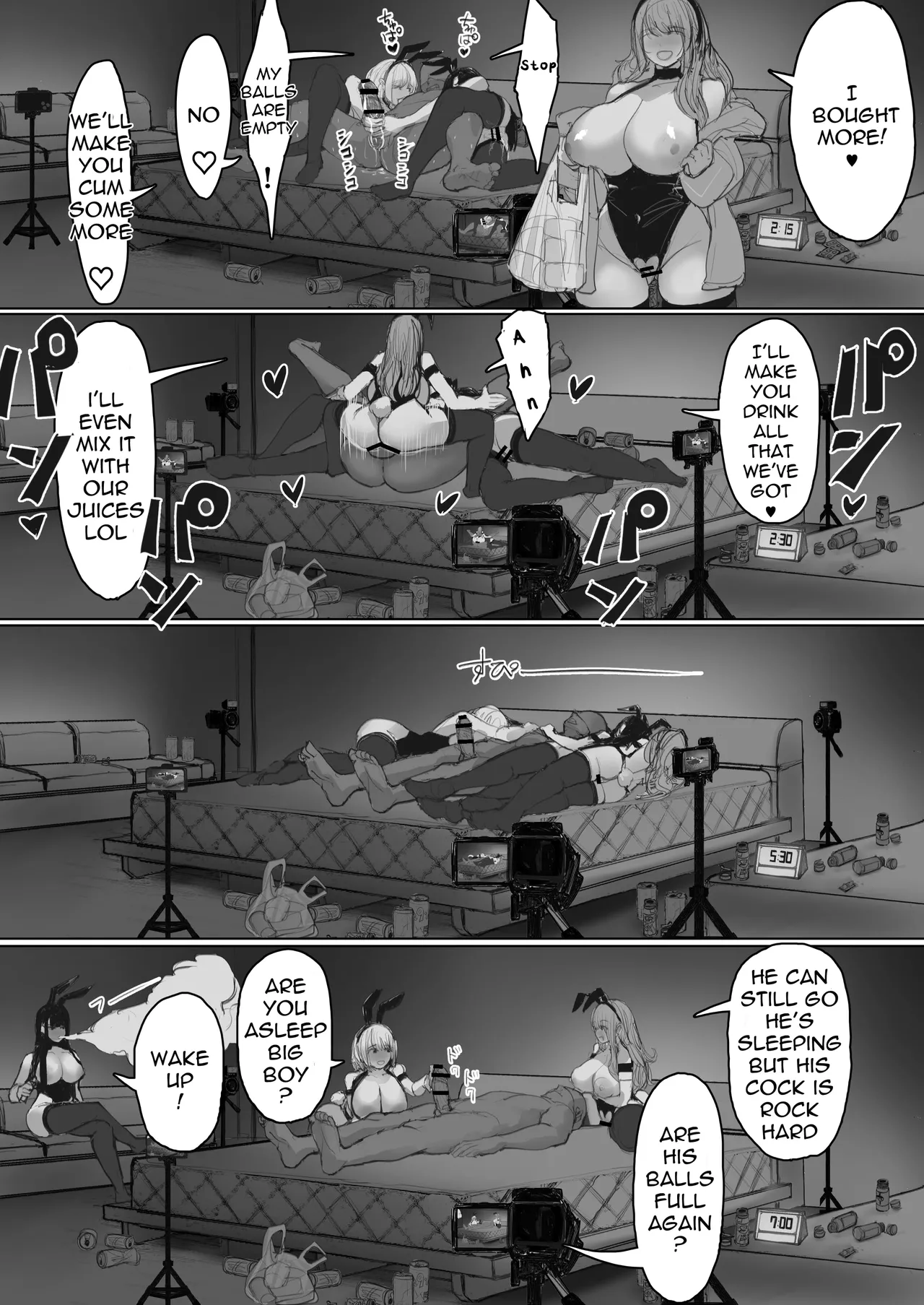 [E Tsuchiya (TUCCIAO)]Shakkin Gal 3-nin ga Doujin AV Satsuei shita Kekka | 3 Debt-Ridden Gyaru Shoot Home-Made Porn[English] Page 42