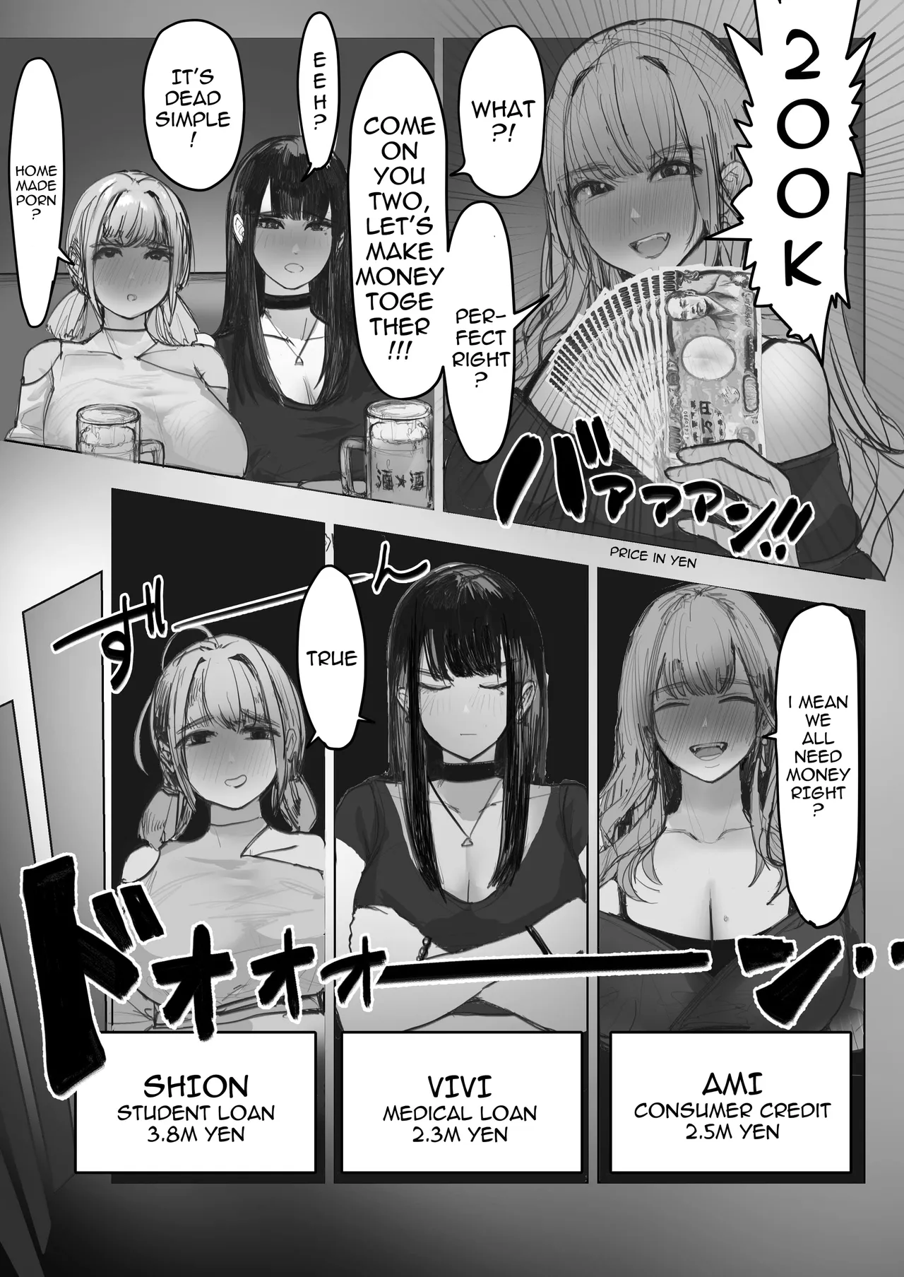 [E Tsuchiya (TUCCIAO)]Shakkin Gal 3-nin ga Doujin AV Satsuei shita Kekka | 3 Debt-Ridden Gyaru Shoot Home-Made Porn[English] Page 7