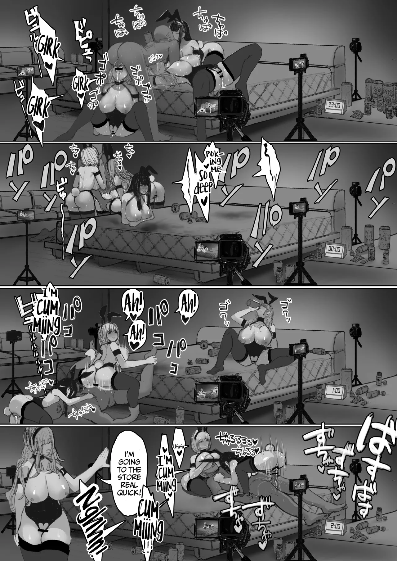 [E Tsuchiya (TUCCIAO)]Shakkin Gal 3-nin ga Doujin AV Satsuei shita Kekka | The consequences of 3 debt-ridden gals shooting an AV[English] [Hornypanas] Page 41