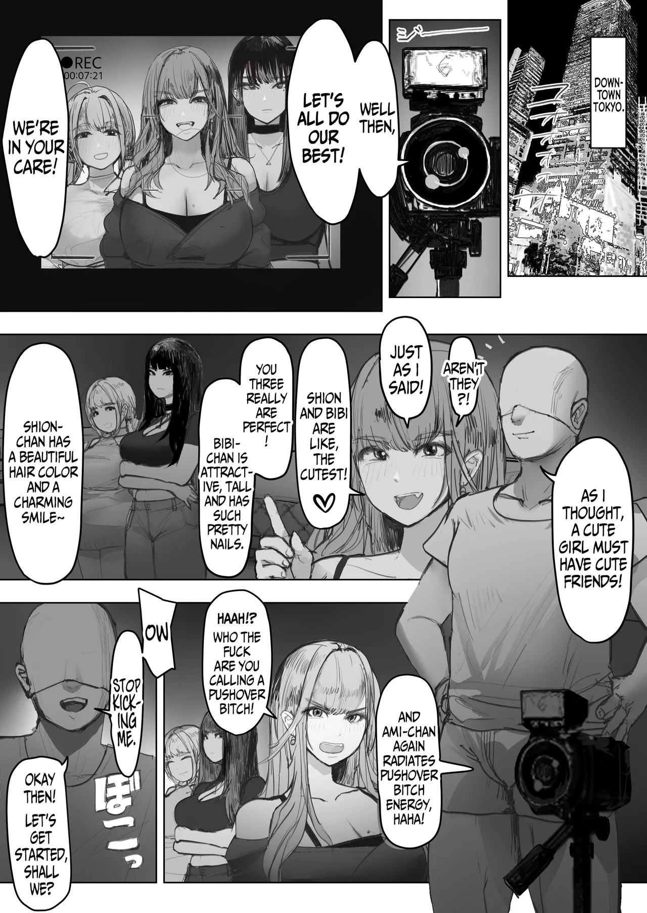 [E Tsuchiya (TUCCIAO)]Shakkin Gal 3-nin ga Doujin AV Satsuei shita Kekka | The consequences of 3 debt-ridden gals shooting an AV[English] [Hornypanas] Page 8