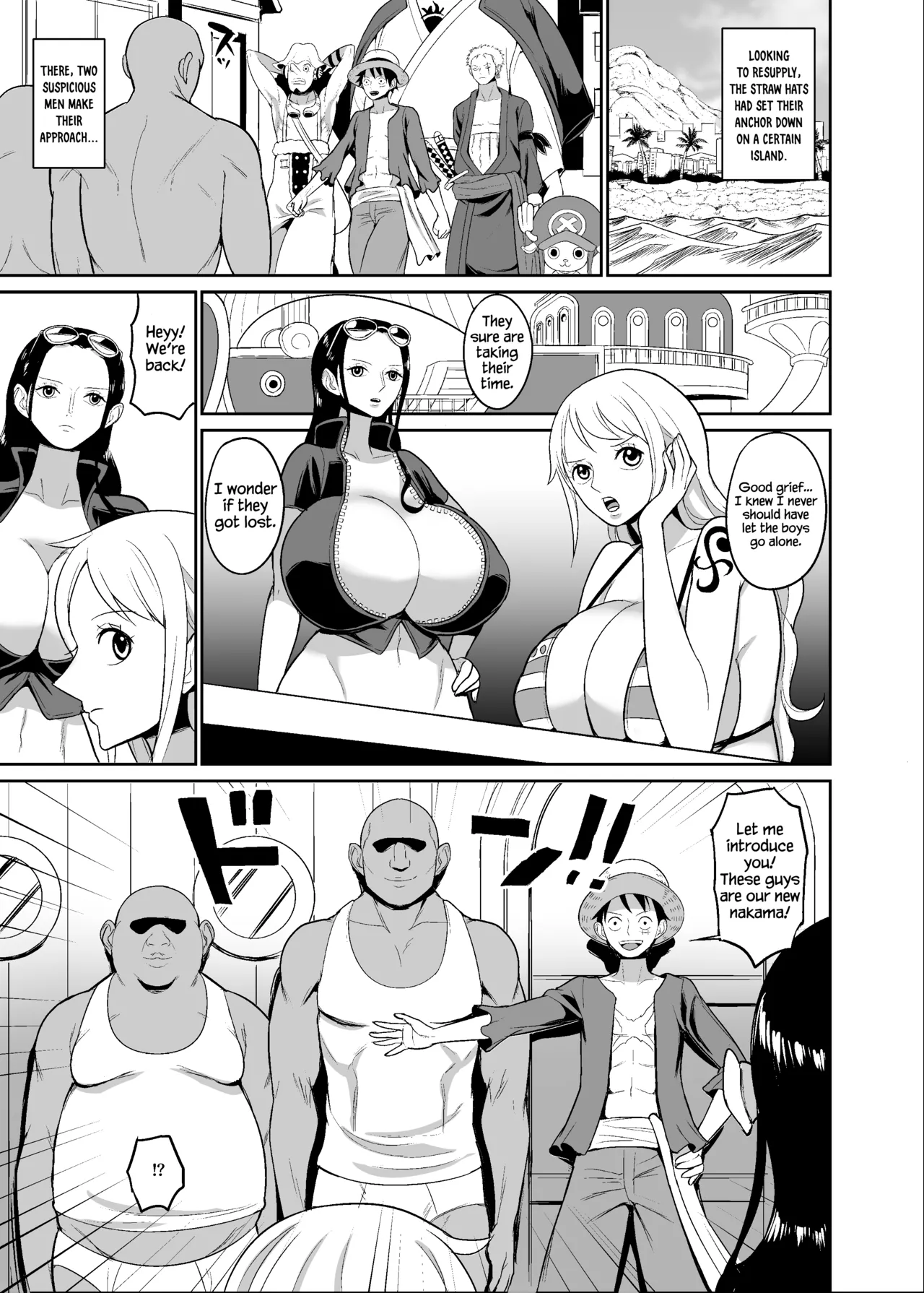 [REM9 (Hamiltan)]Koitsura ga Oretachi no Atarashii Nakama da! | These Guys Are Our New Nakama!(One Piece) [English] [Dummie] [Digital] Page 3