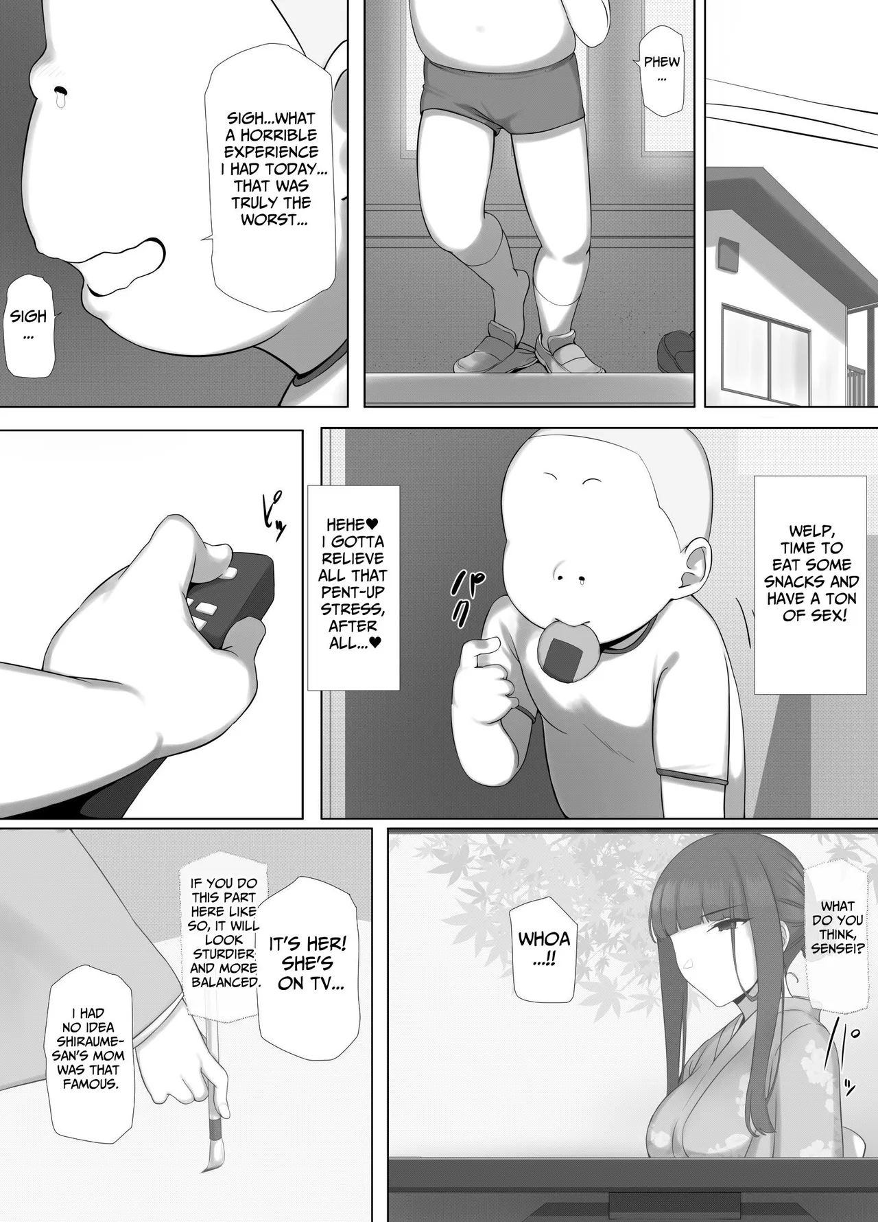 [K-Ten]Tomo Mama DeliHeal Appli de Okkanai Kyouiku Mama mo H na Nikubenki ni Shichao | Let's Use the MILF Call Girl App......to Turn This Scary Instructor into a Dirty Slut![English] [Tsuyoshi] Page 12