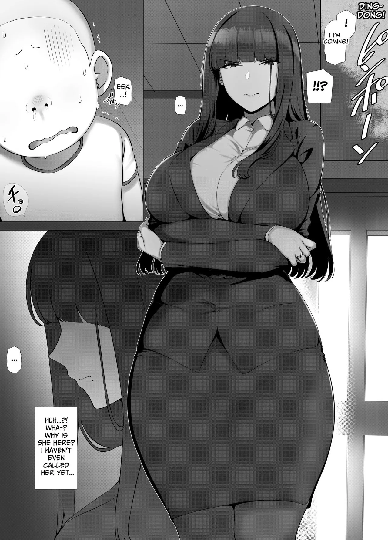 [K-Ten]Tomo Mama DeliHeal Appli de Okkanai Kyouiku Mama mo H na Nikubenki ni Shichao | Let's Use the MILF Call Girl App......to Turn This Scary Instructor into a Dirty Slut![English] [Tsuyoshi] Page 16