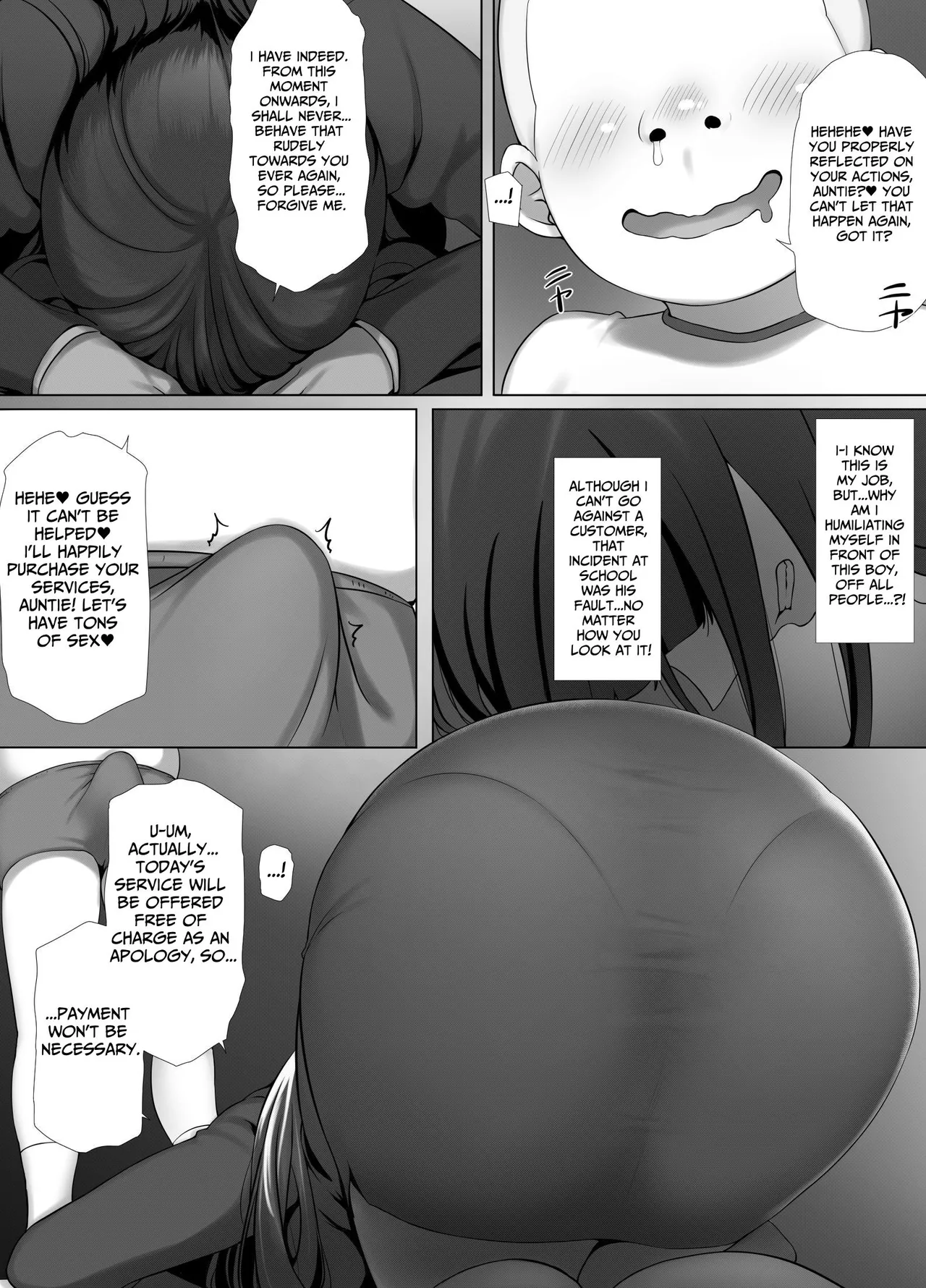 [K-Ten]Tomo Mama DeliHeal Appli de Okkanai Kyouiku Mama mo H na Nikubenki ni Shichao | Let's Use the MILF Call Girl App......to Turn This Scary Instructor into a Dirty Slut![English] [Tsuyoshi] Page 19