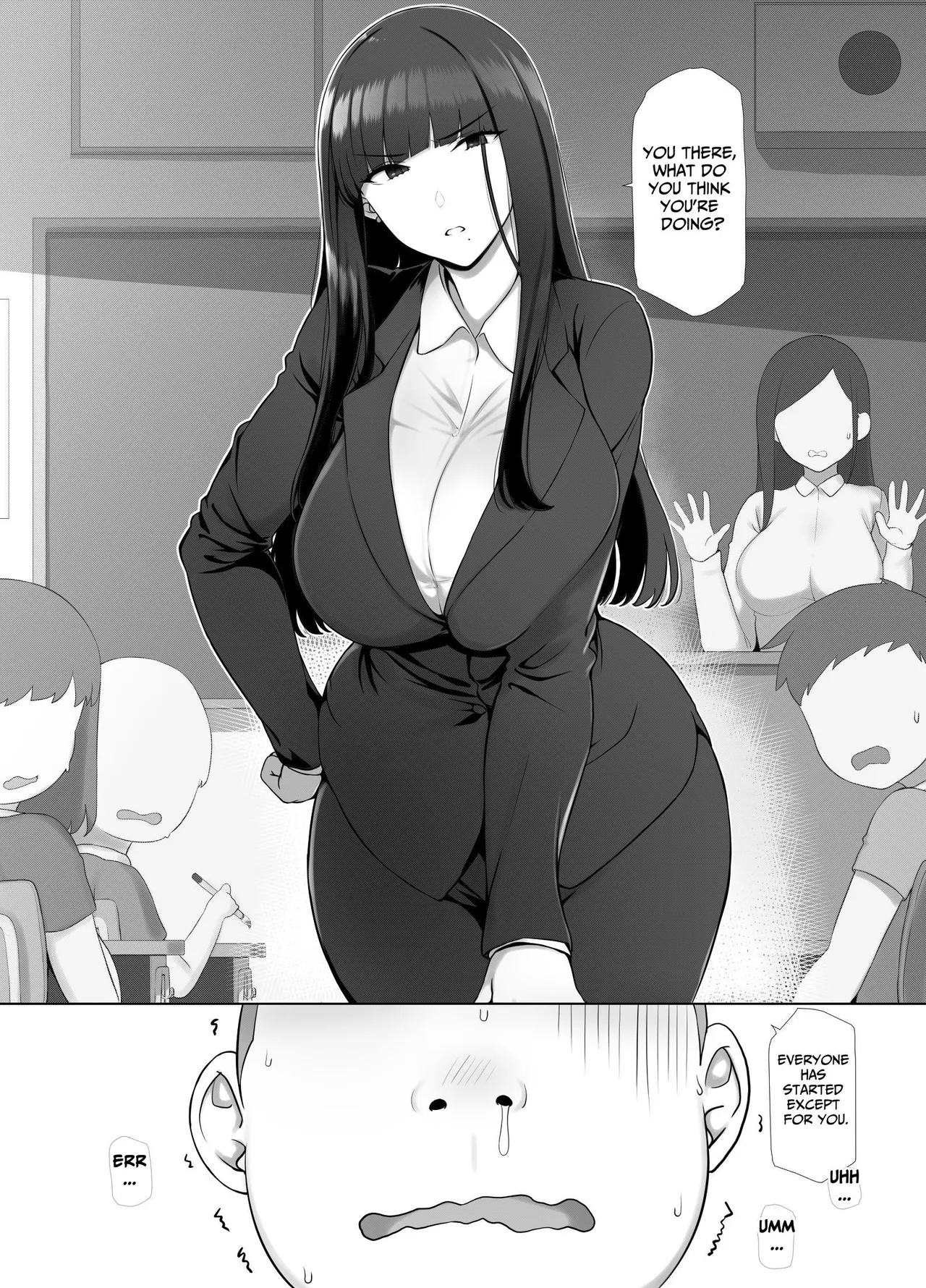[K-Ten]Tomo Mama DeliHeal Appli de Okkanai Kyouiku Mama mo H na Nikubenki ni Shichao | Let's Use the MILF Call Girl App......to Turn This Scary Instructor into a Dirty Slut![English] [Tsuyoshi] Page 8