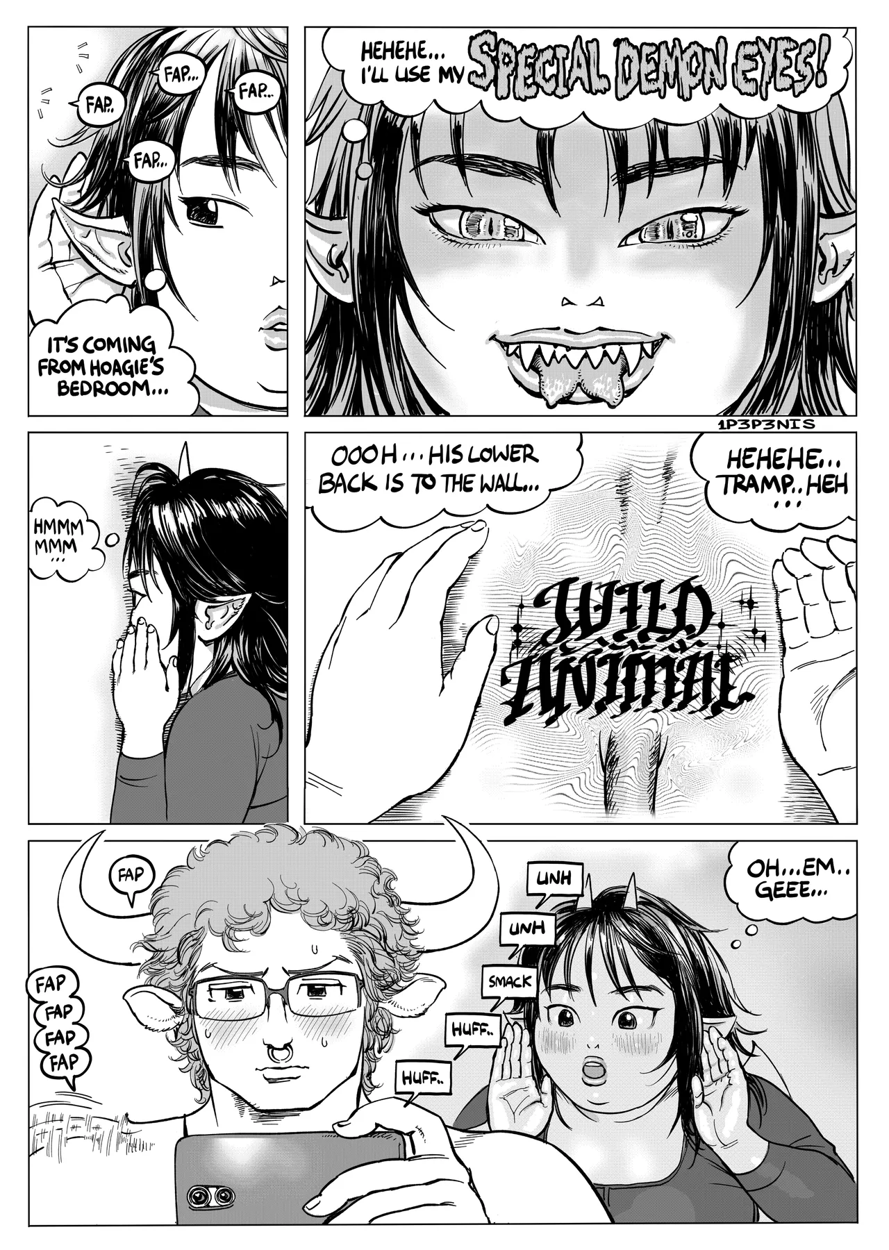 [1P3P3NIS]Angel and Hoagie in: FUCK ME, I DON'T CARE! Page 3
