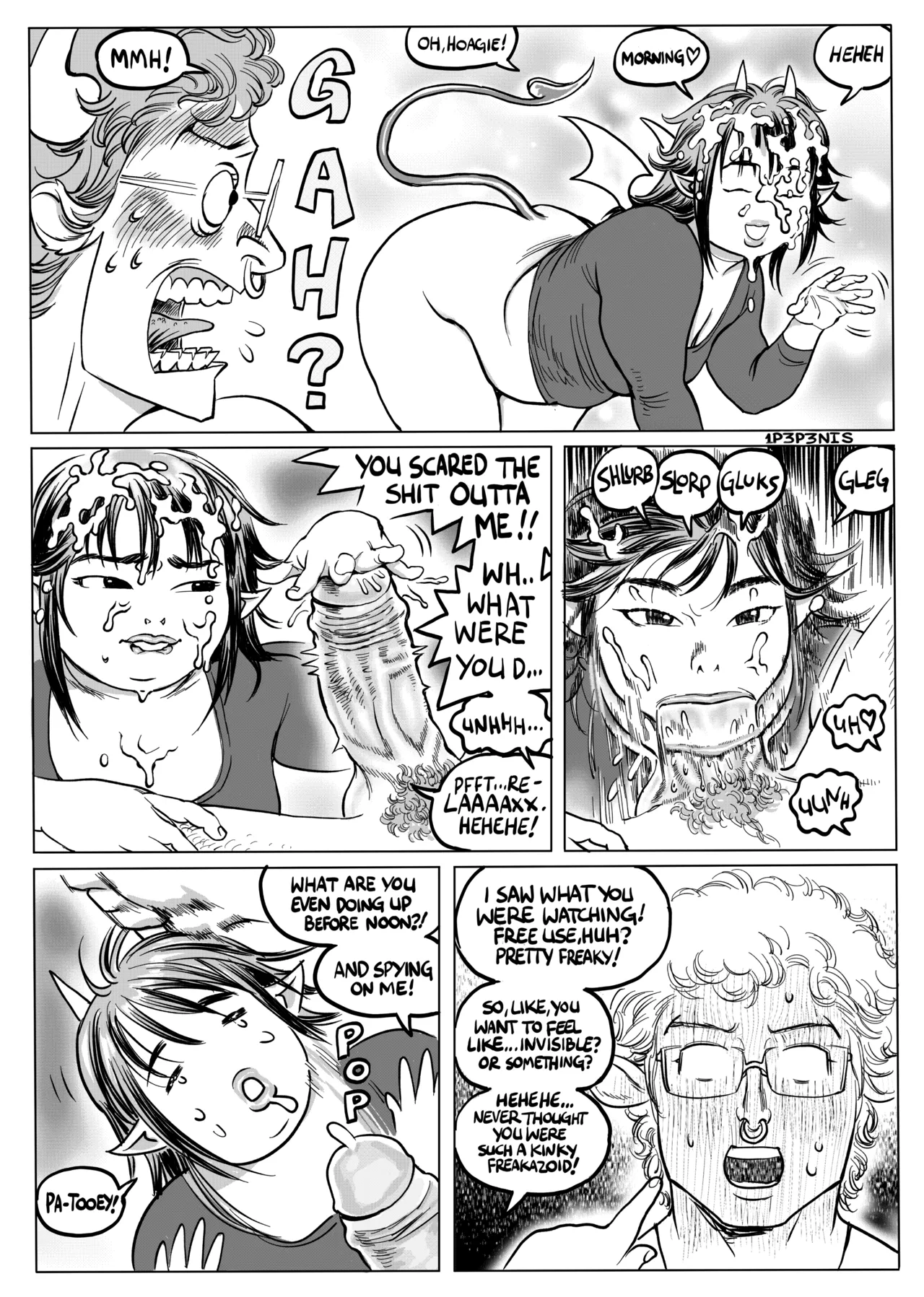 [1P3P3NIS]Angel and Hoagie in: FUCK ME, I DON'T CARE! Page 6