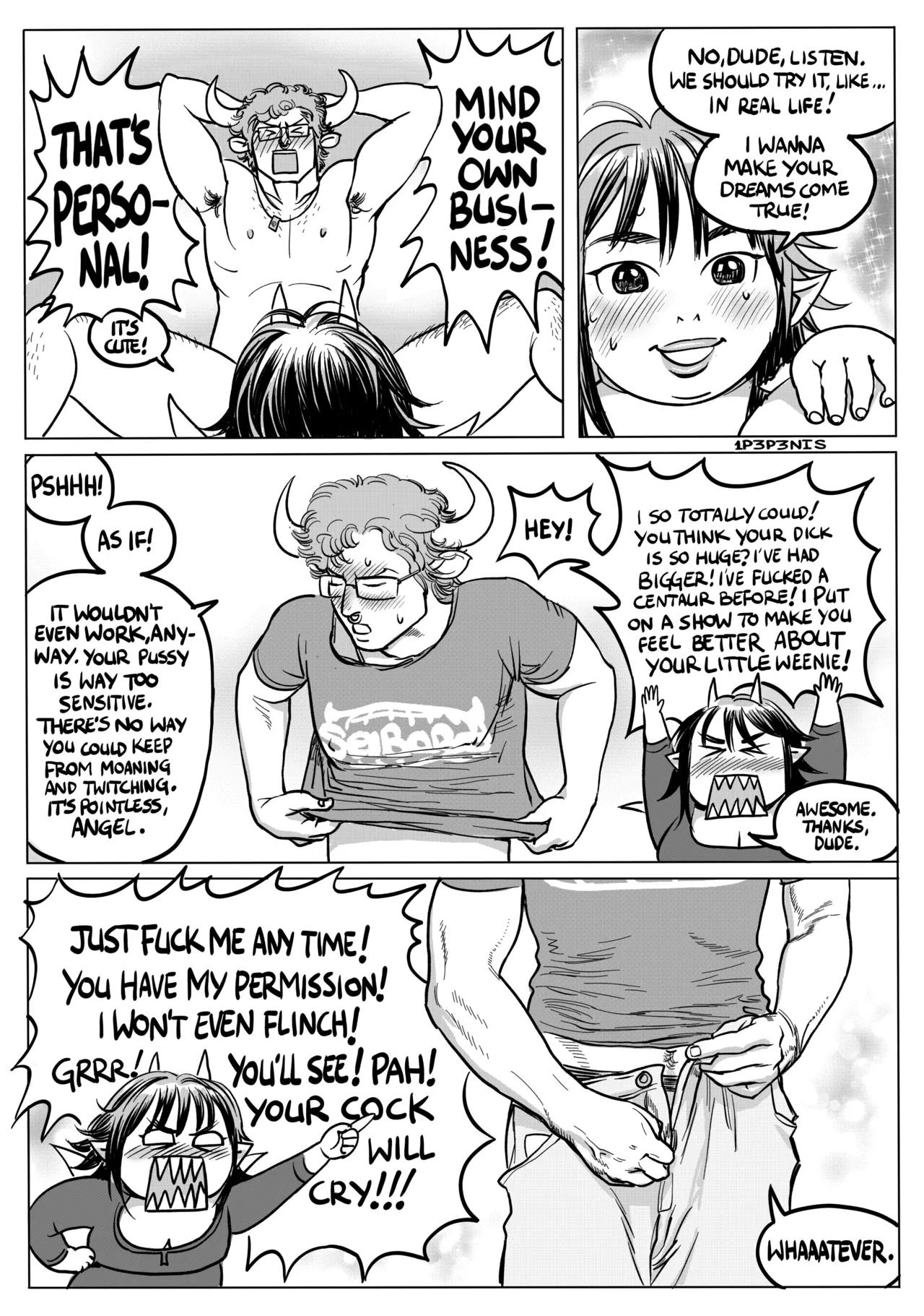 [1P3P3NIS]Angel and Hoagie in: FUCK ME, I DON'T CARE! Page 7