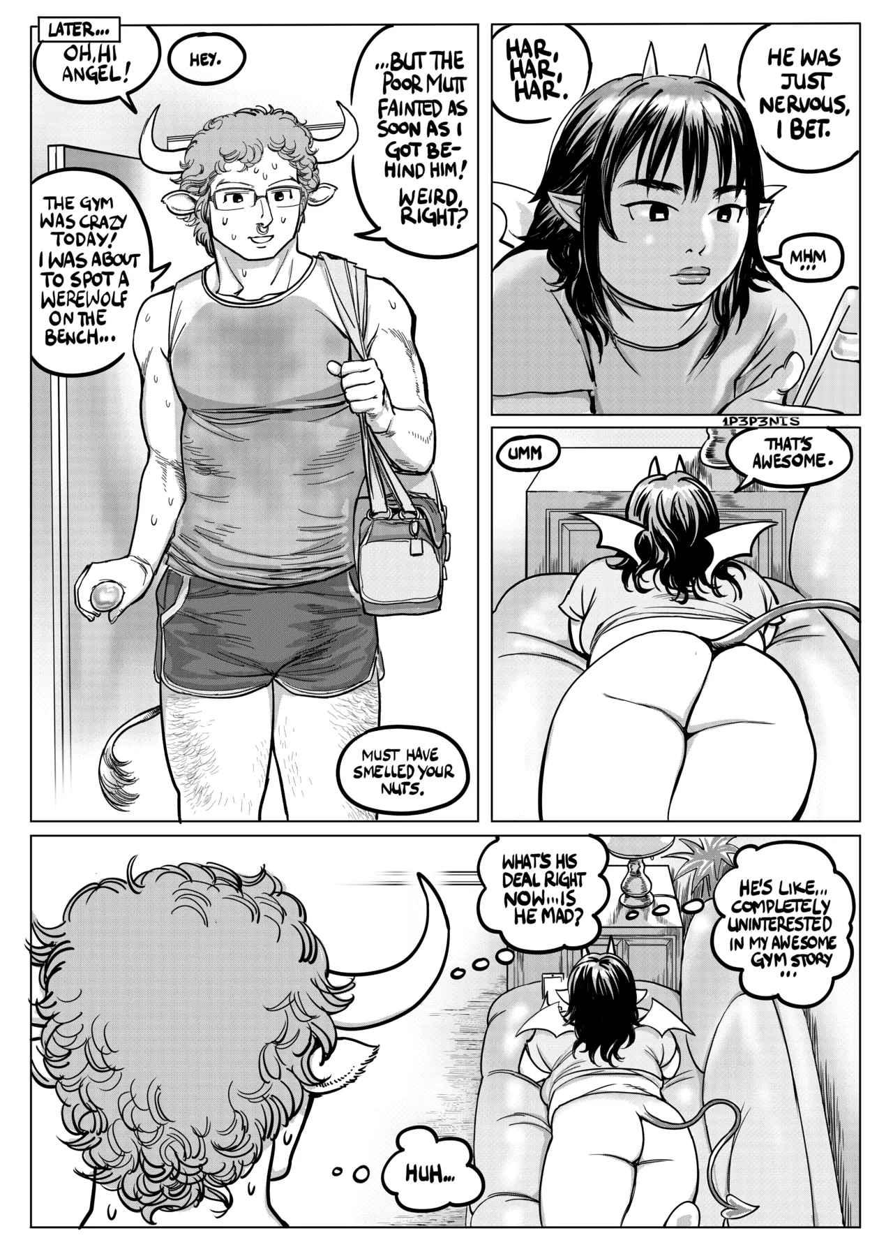 [1P3P3NIS]Angel and Hoagie in: FUCK ME, I DON'T CARE! Page 8