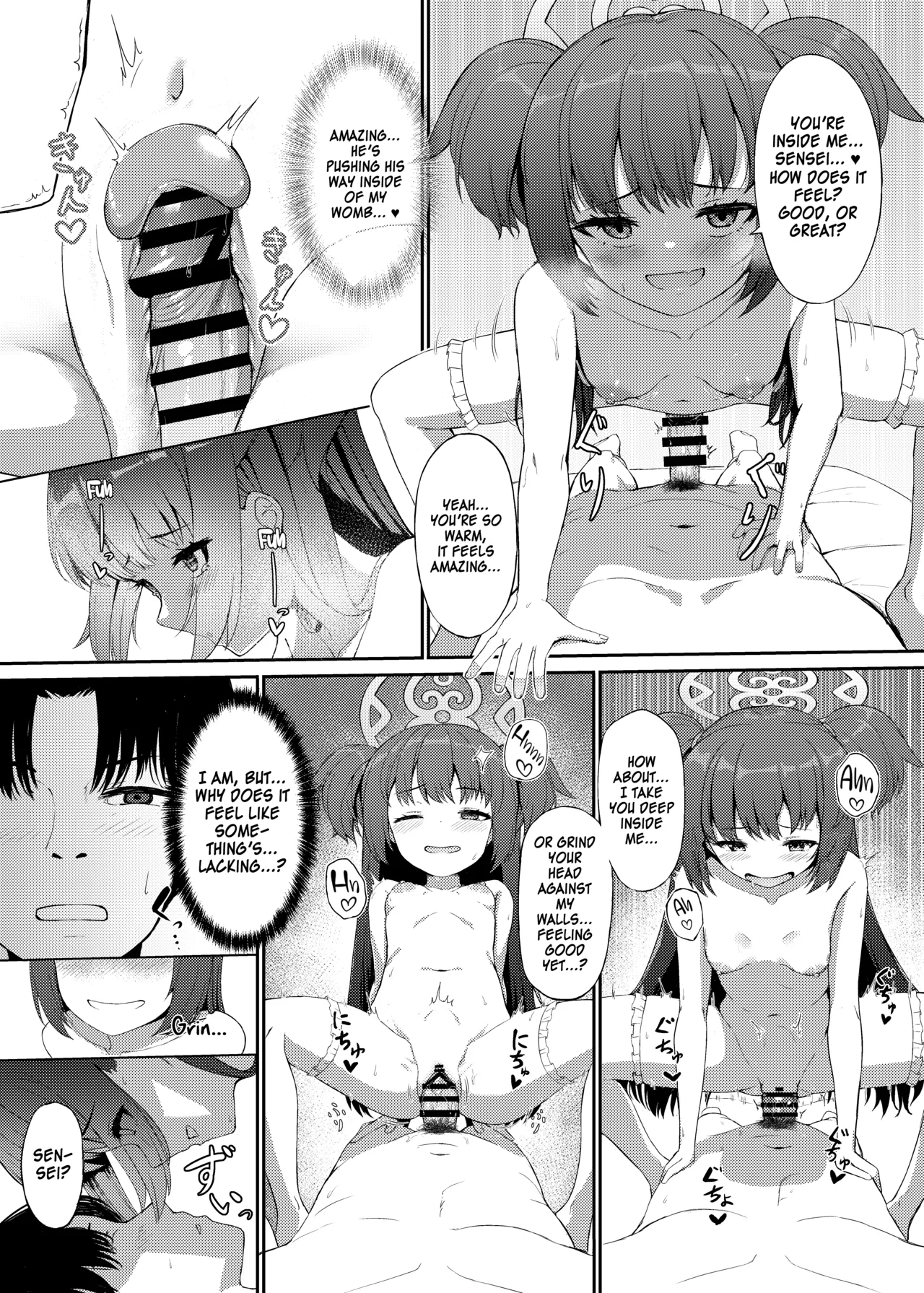 [Khaos Distance (Keise.)]Momoyo no Yuuwaku | Hundred Nights' Temptation(Blue Archive) [English] [SDF] [Digital] Page 14
