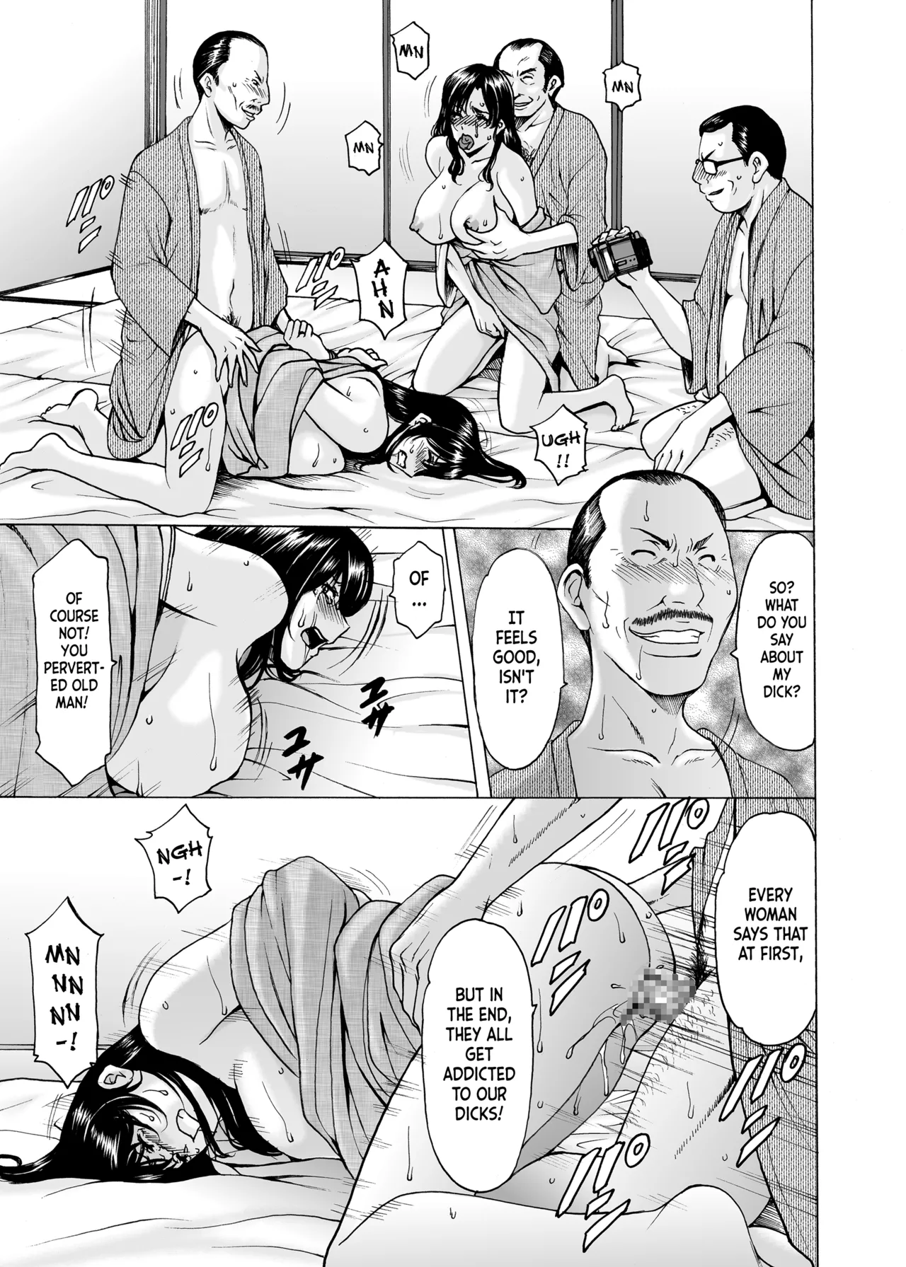 [Hoshino Ryuichi]Hitozuma x 3 ~Yukemuri Ryoujou~ 1. Asagi[English] [Digital] Page 39