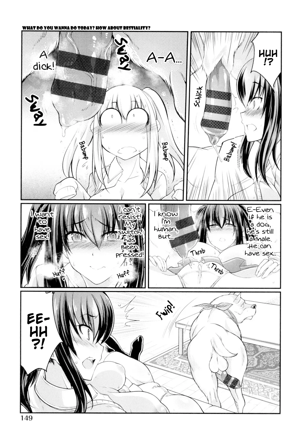 [Tenzen Miyabi]Kyou wa Nani Suru? Juukan Suru? | What Do You Wanna Do Today? How About Bestiality?(Juukan Koimonogatari) [English] [EHCOVE] Page 9