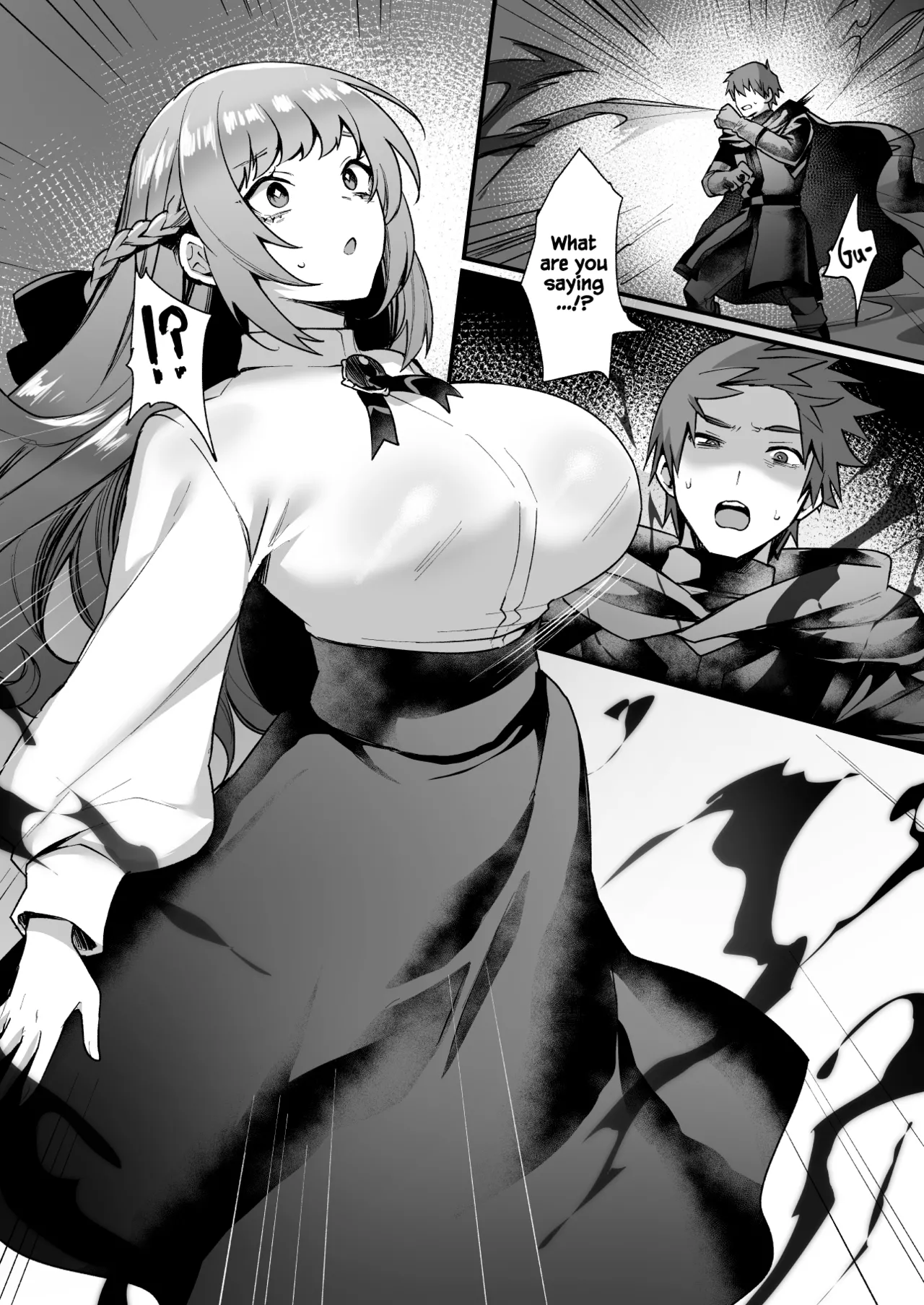 [Doujin Echigoya (Echigoya Takeru)]Goei Kishi no Irekawari Nyotaika Mission! | The Escort Knight's Bodyswapping Genderbending Mission![English] [Dummie] Page 5