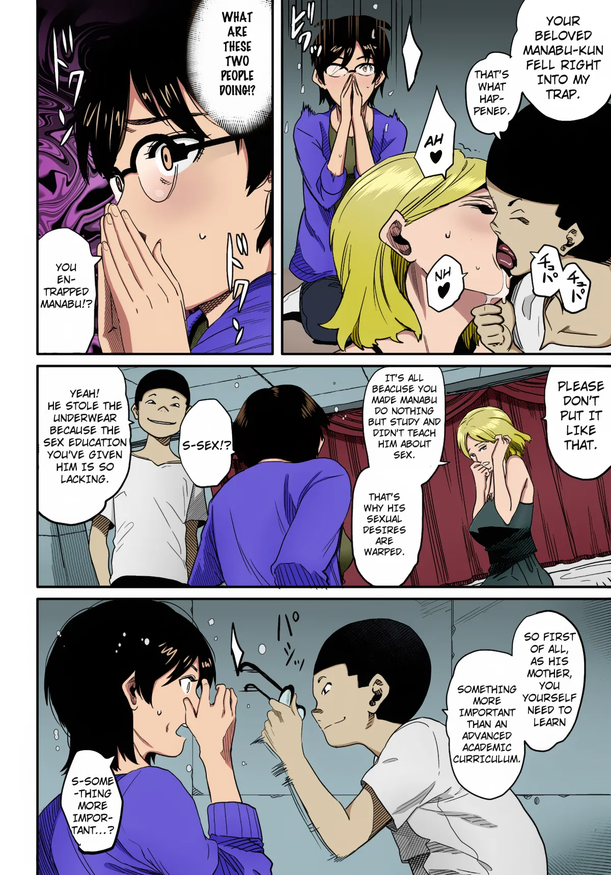 [Hana Hook]Hahaoya Shikkaku Elite Oyako no M Buta Netorare Tenraku Jinsei[English][Colorized][Erocolor](Ongoing) Page 28