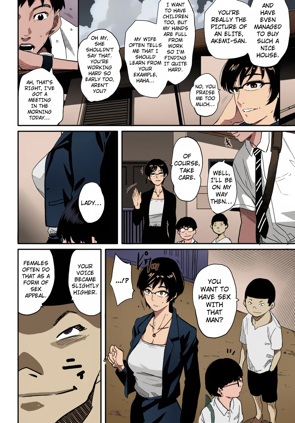 [Hana Hook]Hahaoya Shikkaku Elite Oyako no M Buta Netorare Tenraku Jinsei[English][Colorized][Erocolor](Ongoing) Page 8