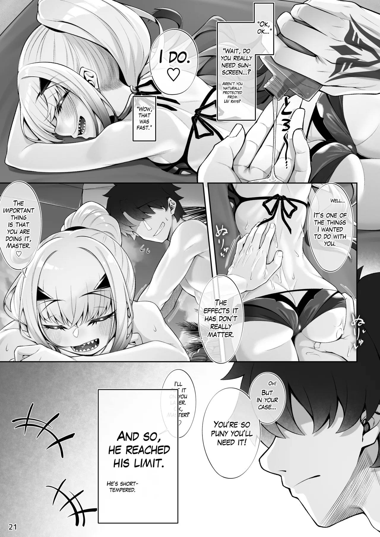 [Watochip Melonpan (Watosu)]Mizugi Melusine to Iroiro Ecchi Hon | Doing all kinds of lewd things with Melusine in her swimsuit(Fate/Grand Order) [English] [The Blavatsky Project] [Digital] Page 22