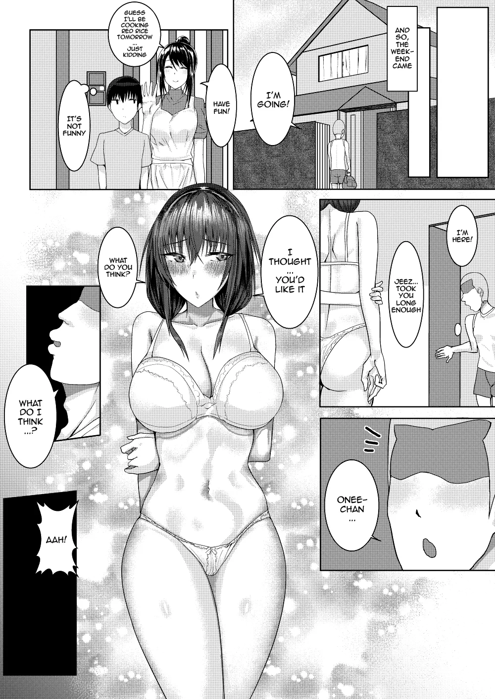 [Tamanohousa]Zutto Akogare datta Tonari no Ie no Onee-chan ga Otouto to Yatteta | The Older Girl Next Door Whom I Had Feelings For Was Fucking My Little Brother[English] {Doujins.com} Page 32