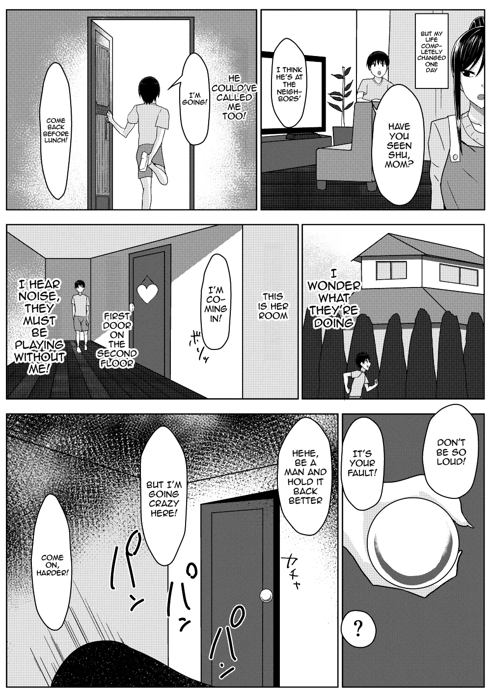 [Tamanohousa]Zutto Akogare datta Tonari no Ie no Onee-chan ga Otouto to Yatteta | The Older Girl Next Door Whom I Had Feelings For Was Fucking My Little Brother[English] {Doujins.com} Page 4