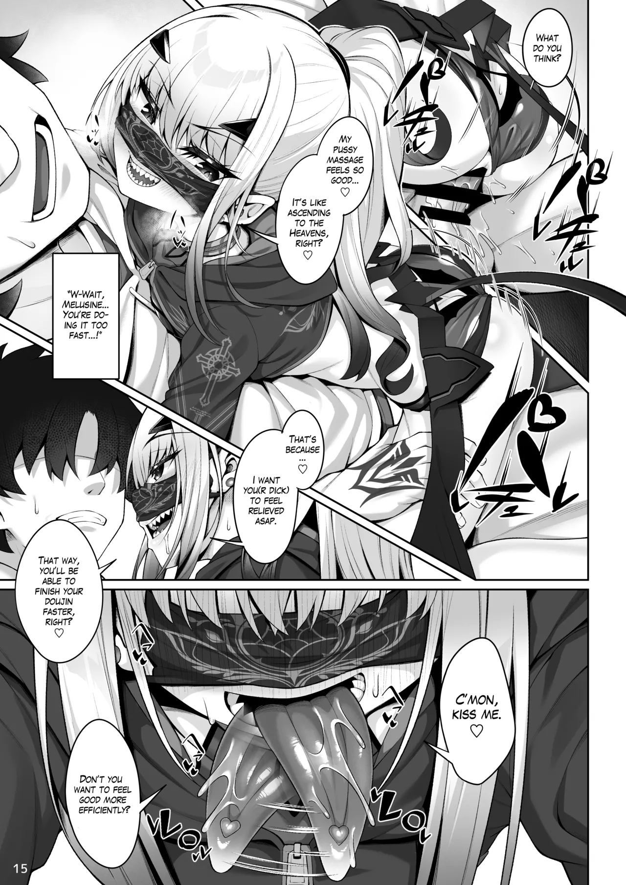 [Watochip Melonpan (Watosu)]Mizugi Melusine to Iroiro Ecchi Hon | Doing all kinds of lewd things with Melusine in her swimsuit(Fate/Grand Order) [English] [The Blavatsky Project] [Digital] Page 16