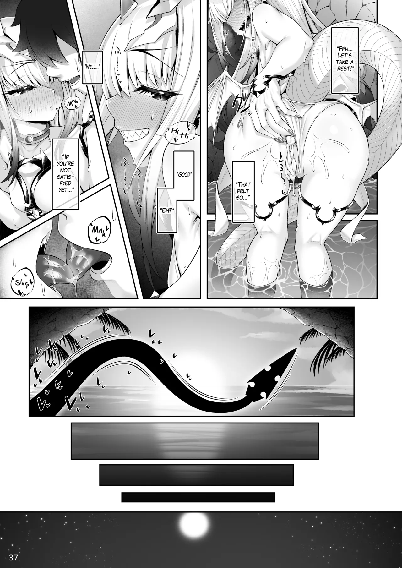 [Watochip Melonpan (Watosu)]Mizugi Melusine to Iroiro Ecchi Hon | Doing all kinds of lewd things with Melusine in her swimsuit(Fate/Grand Order) [English] [The Blavatsky Project] [Digital] Page 38