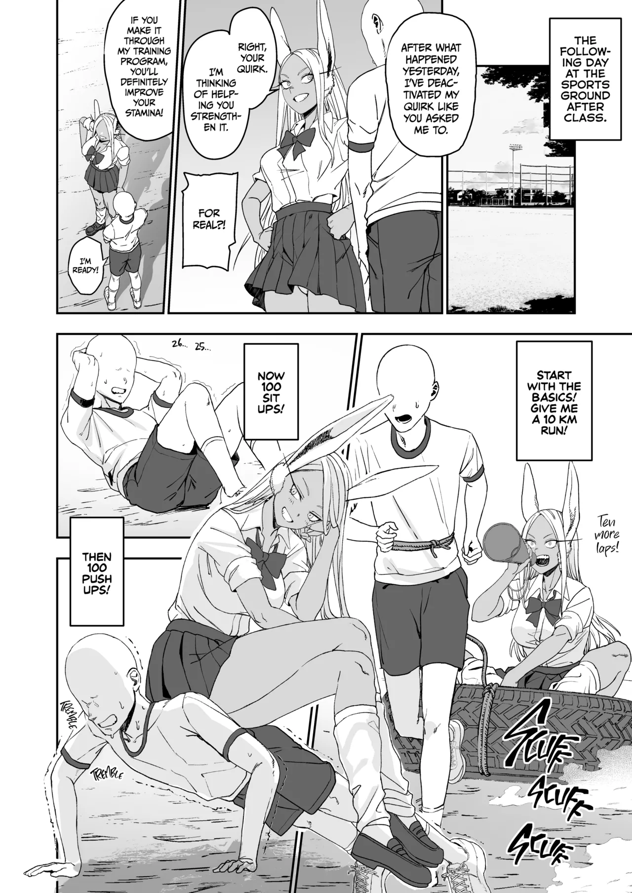 [LOFLAT (Prime)]JK Mirko no Maruhi Training | Mirko's Secret Training Program(Boku no Hero Academia) [English] {2d-market.com} [Decensored] [Digital] Page 11