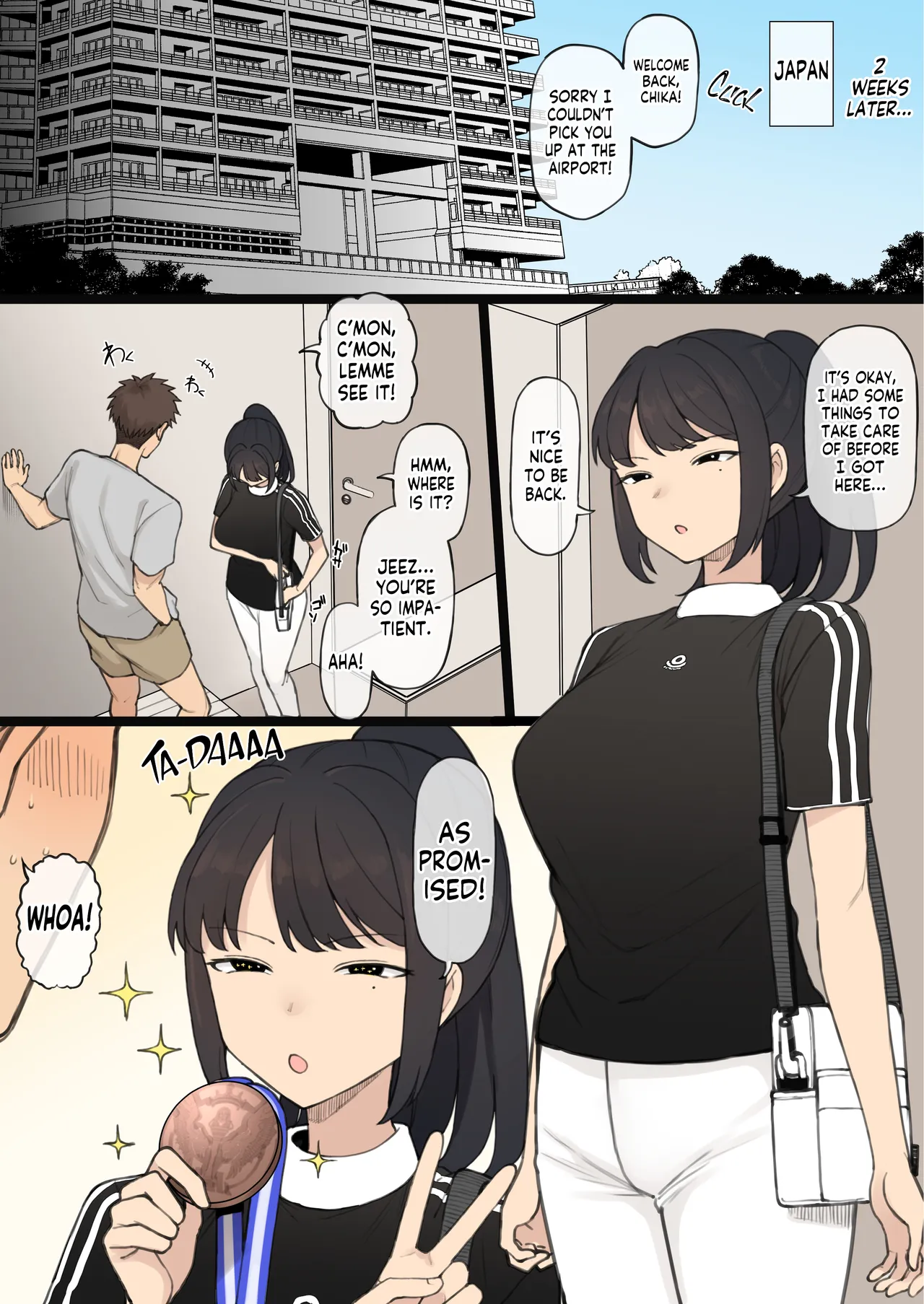 [Terasu MC]Athletic x Couple x Netorase[English] [Tekkamaki] Page 3