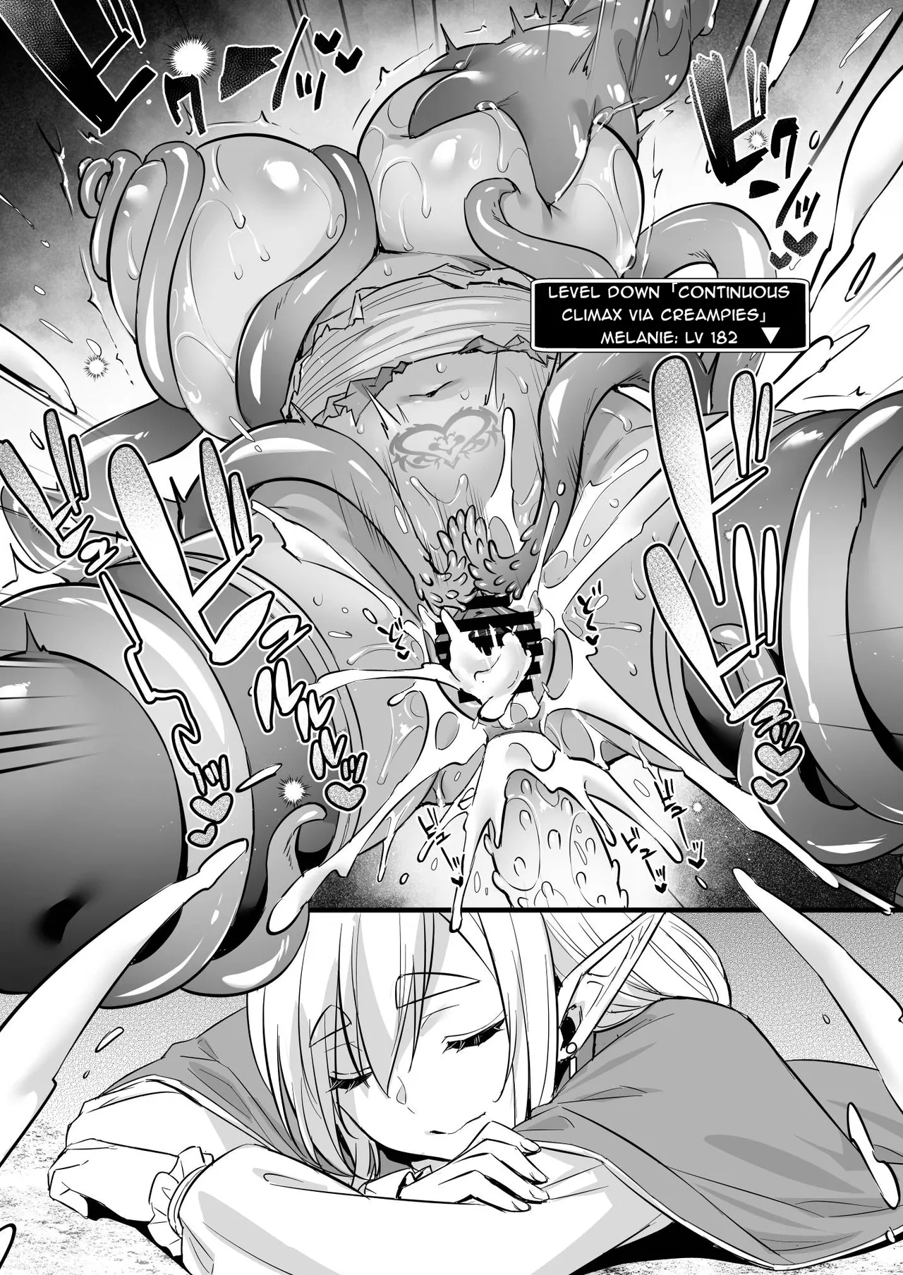 [Himeya (Abe Inori)]Lv.250 no Mahoutsukai ga Kankakushadan Otoshiana ni Ochite Level Drain de Jinsei ga Owaru made | A Level 250 Mage Falls Into a Sensory Deprivation Pit and Loses Her Humanity to Level Drain[English] Page 24