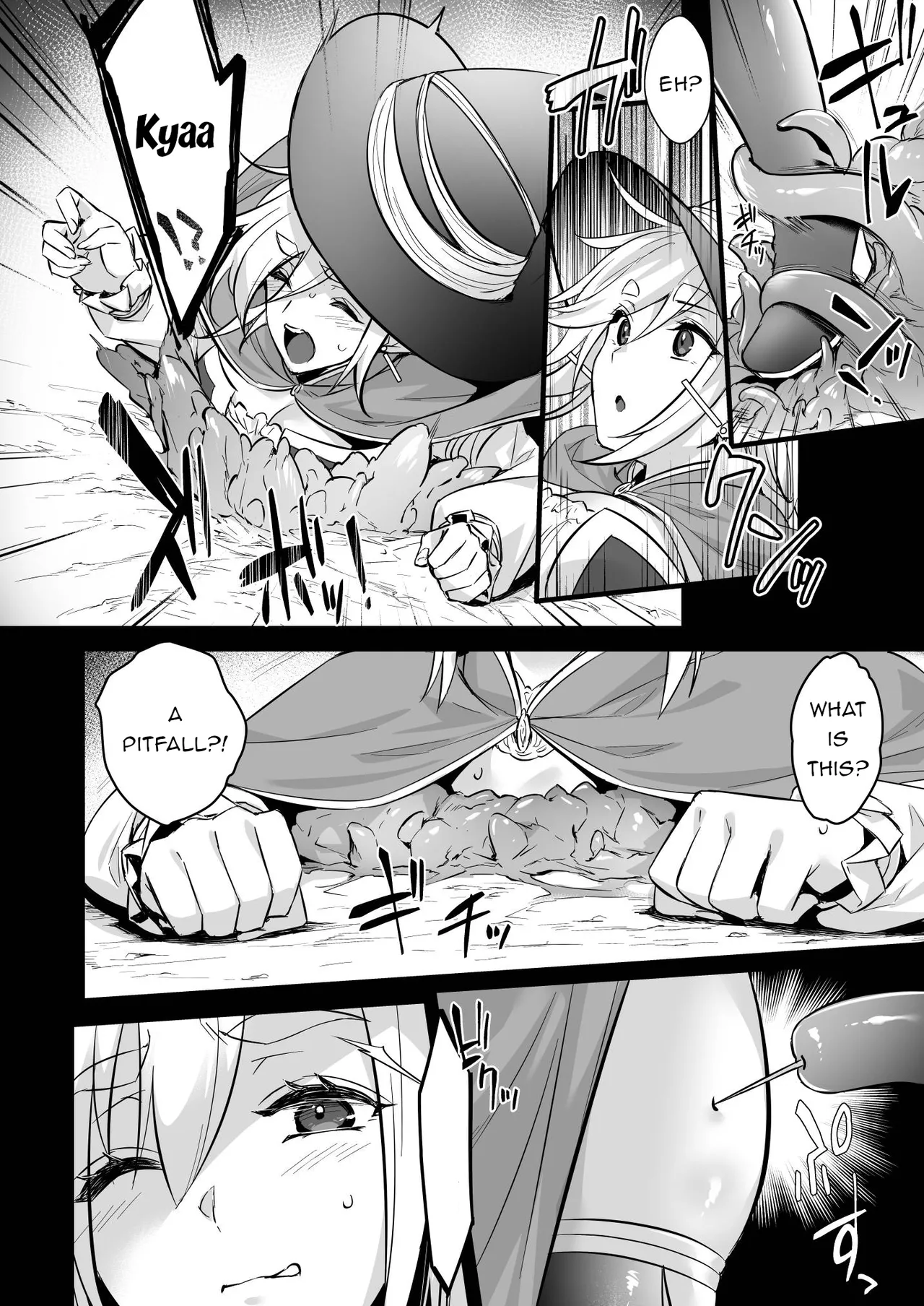 [Himeya (Abe Inori)]Lv.250 no Mahoutsukai ga Kankakushadan Otoshiana ni Ochite Level Drain de Jinsei ga Owaru made | A Level 250 Mage Falls Into a Sensory Deprivation Pit and Loses Her Humanity to Level Drain[English] Page 5