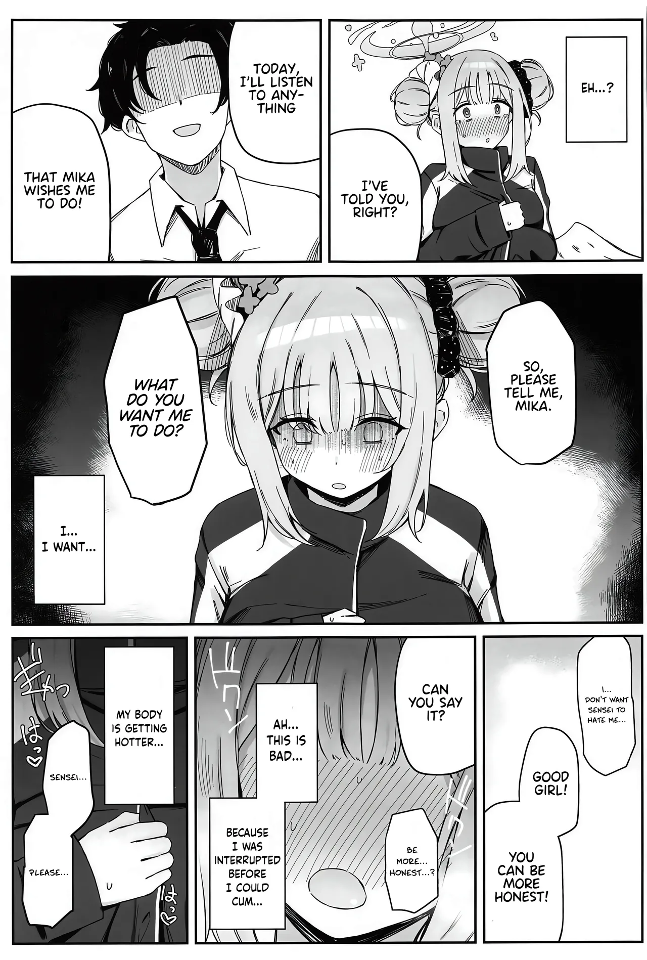 (C104) [Itonouri (hemachi)]Seinaru Sono ni wa Bonyuu ga Saku | A Fertile Bosom Blooms in this Holy Garden(Blue Archive) [English] [Pinandhita 論理型] Page 10