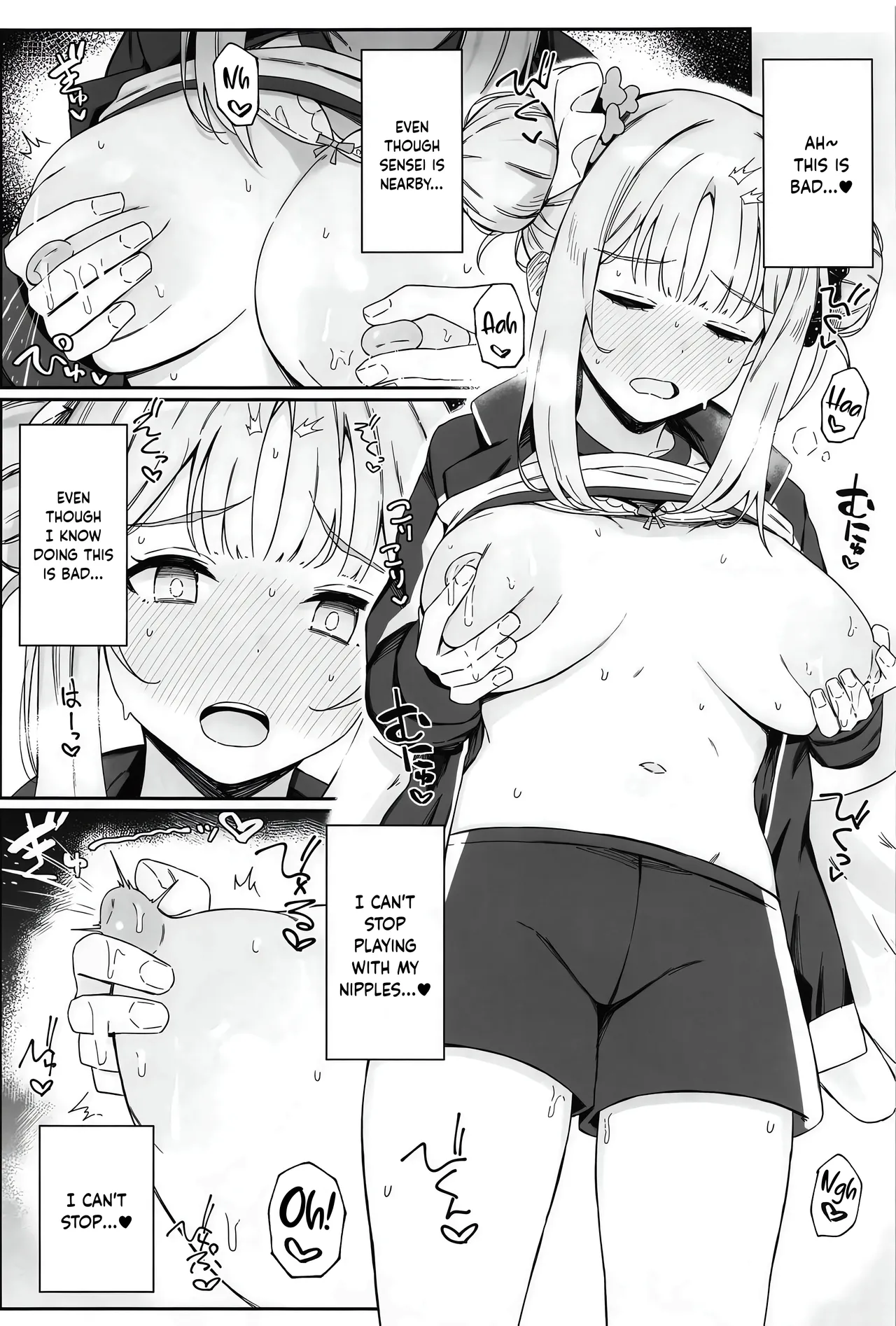 (C104) [Itonouri (hemachi)]Seinaru Sono ni wa Bonyuu ga Saku | A Fertile Bosom Blooms in this Holy Garden(Blue Archive) [English] [Pinandhita 論理型] Page 7