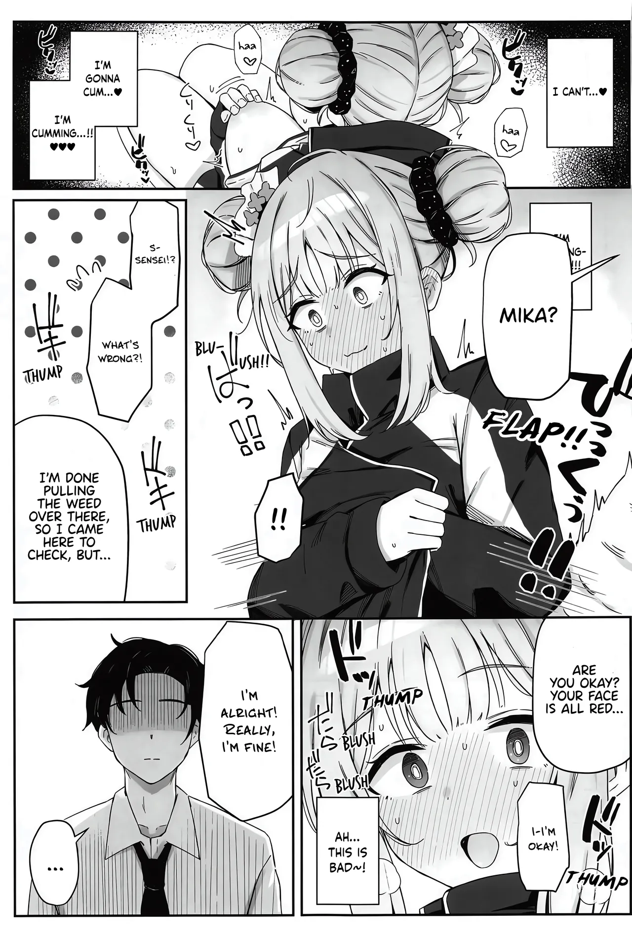 (C104) [Itonouri (hemachi)]Seinaru Sono ni wa Bonyuu ga Saku | A Fertile Bosom Blooms in this Holy Garden(Blue Archive) [English] [Pinandhita 論理型] Page 8