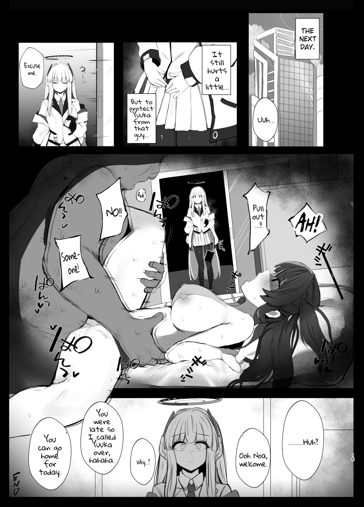 [MeichougiJuku (Tokiba)]Kimotosu Touban Nisshi(Blue Archive) [English] [Digital] Page 14