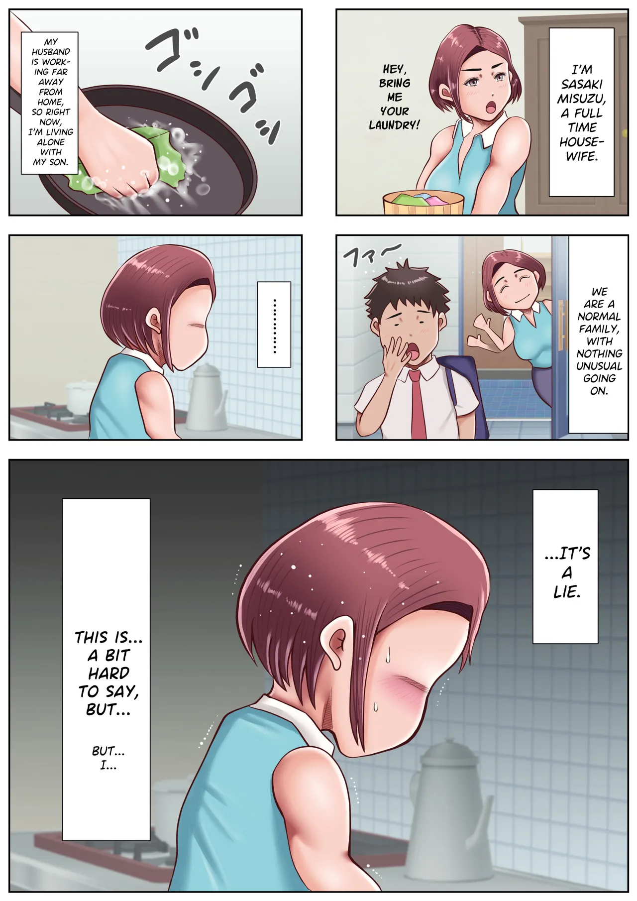 [Lemon Jiru]Watashi, Musuko no Koto ga Daisuki desu!(Seiteki na Imi de) [English] [Poranya] Page 2