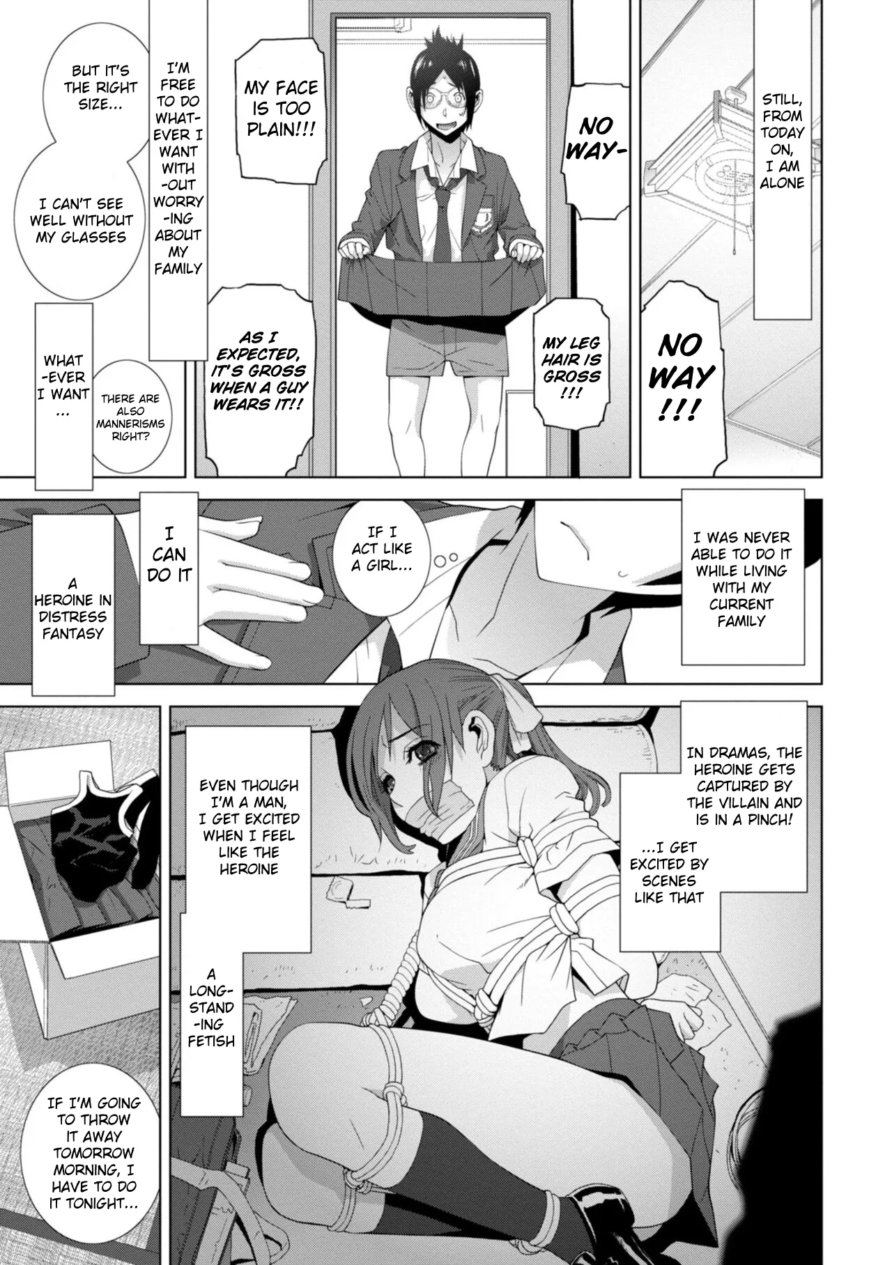 Forced into Cross-Dressing by My Younger Sister(Ch 1-4 + extras) Page 24